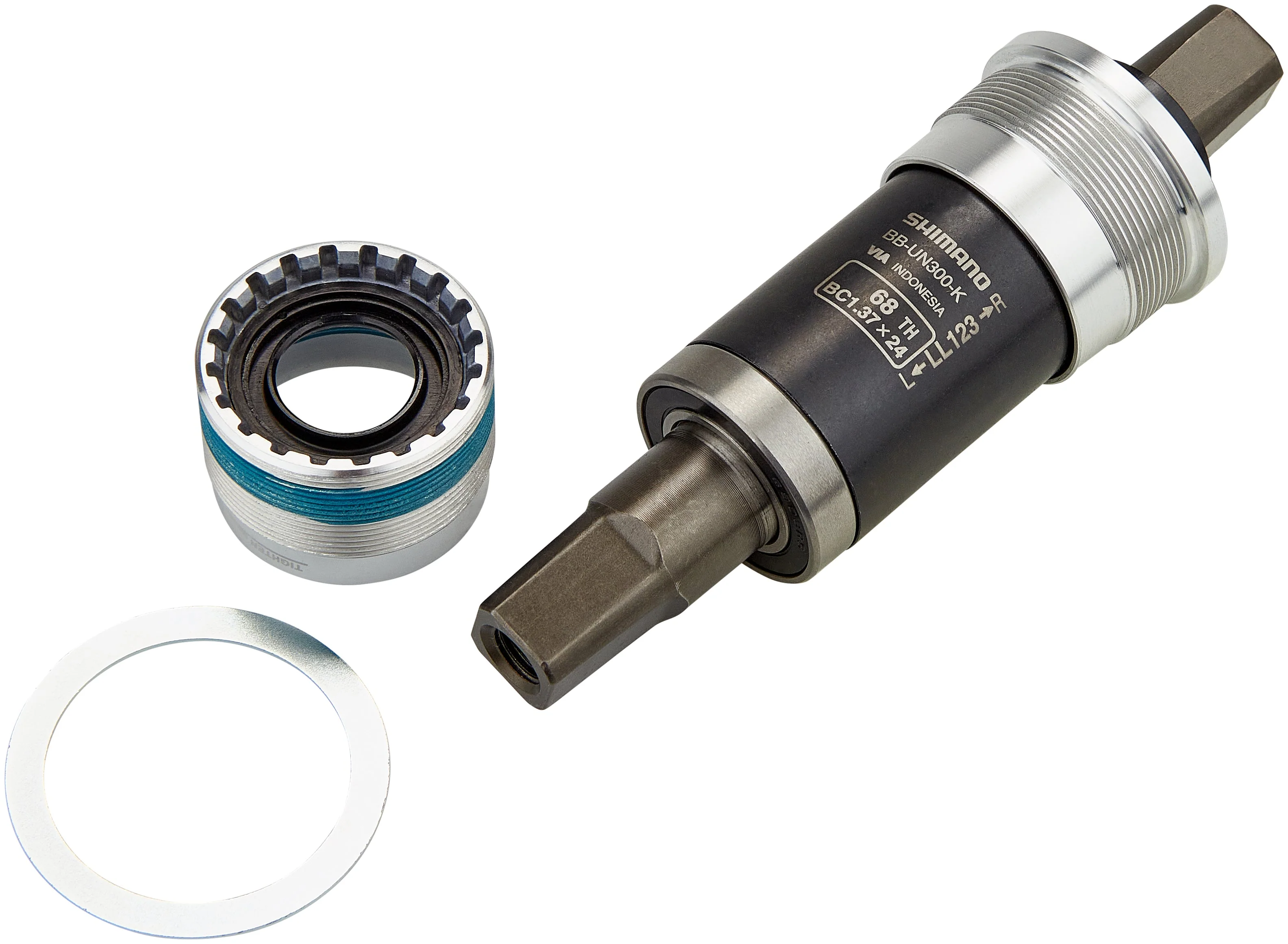 Shimano BB-UN300 Vierkant Innenlager BSA 68mm für Kettenkasten inkl. Spacer - Image 3
