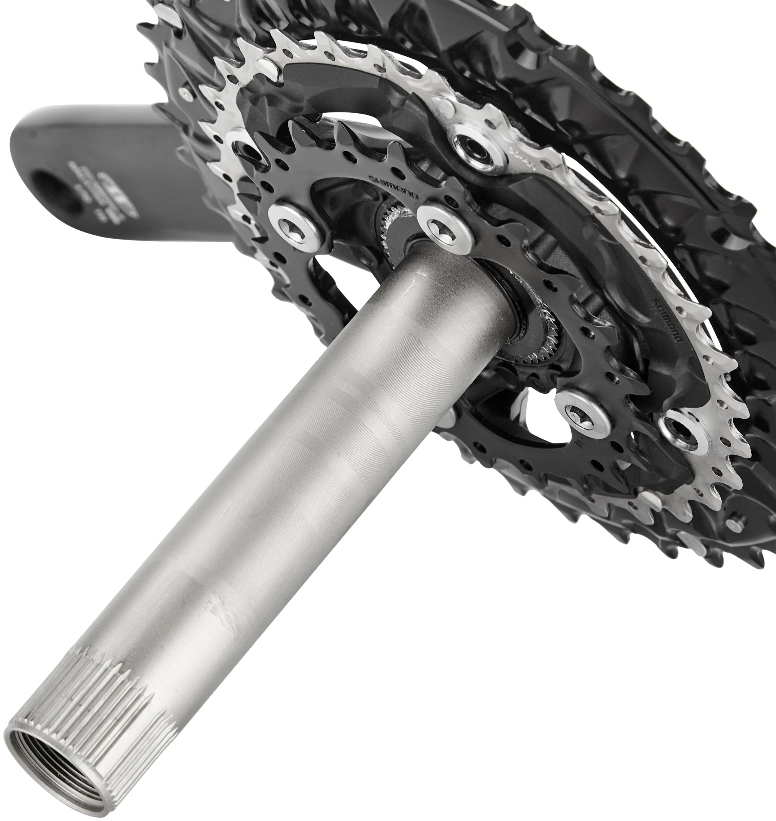Shimano Deore MTB FC-M6000 Kurbelgarnitur 3x10-fach 40-30-22 Zähne schwarz - Image 6