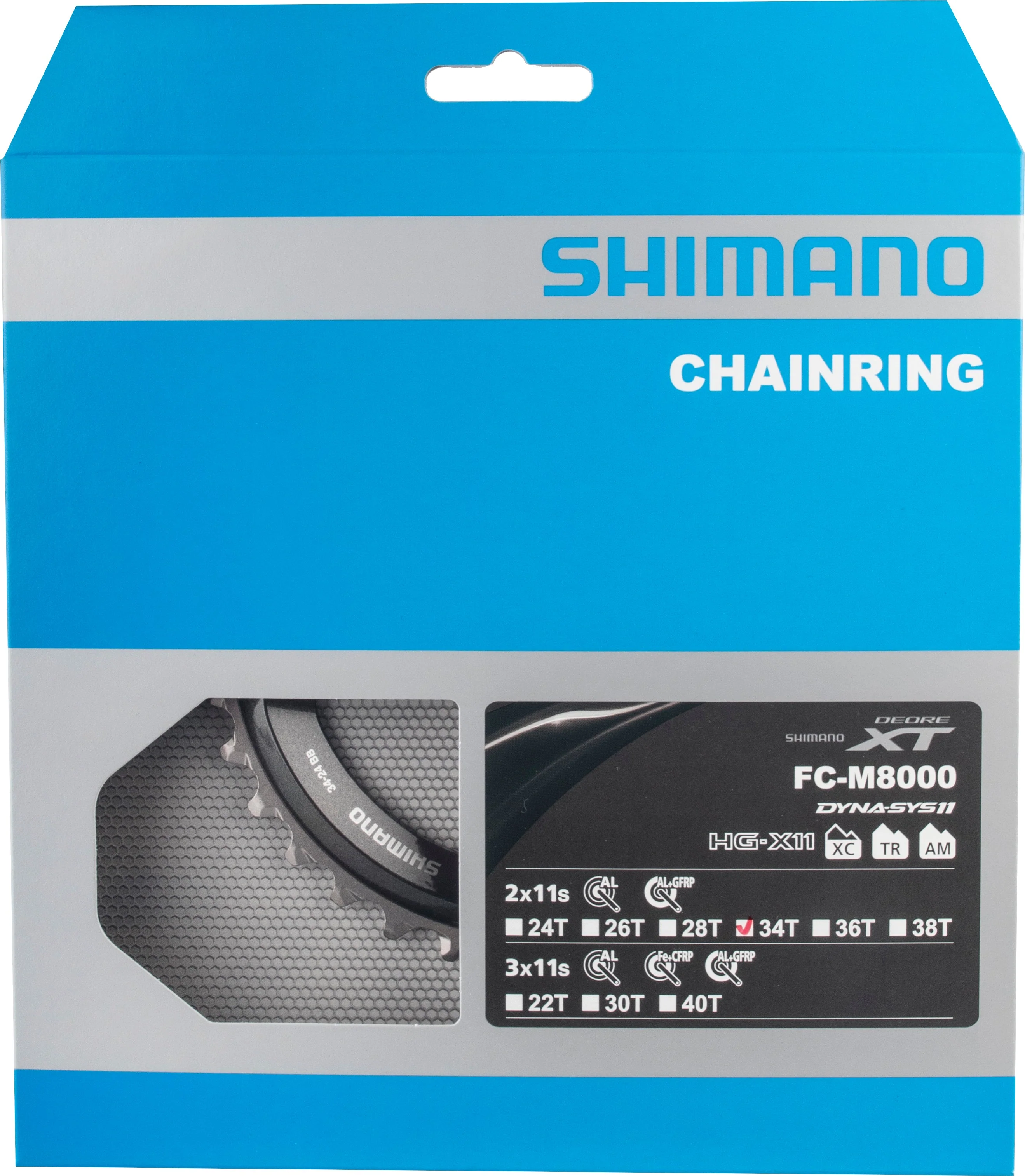 Shimano Deore XT FC-M8000 Kettenblatt 2-fach - Image 2
