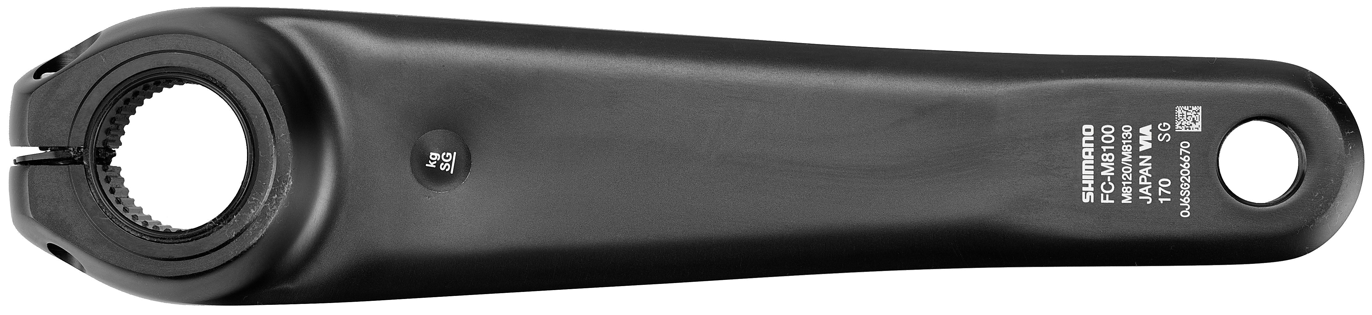 Shimano Deore XT FC-M8100-1 Kurbelgarnitur 12-fach ohne Kettenblatt schwarz - Image 4