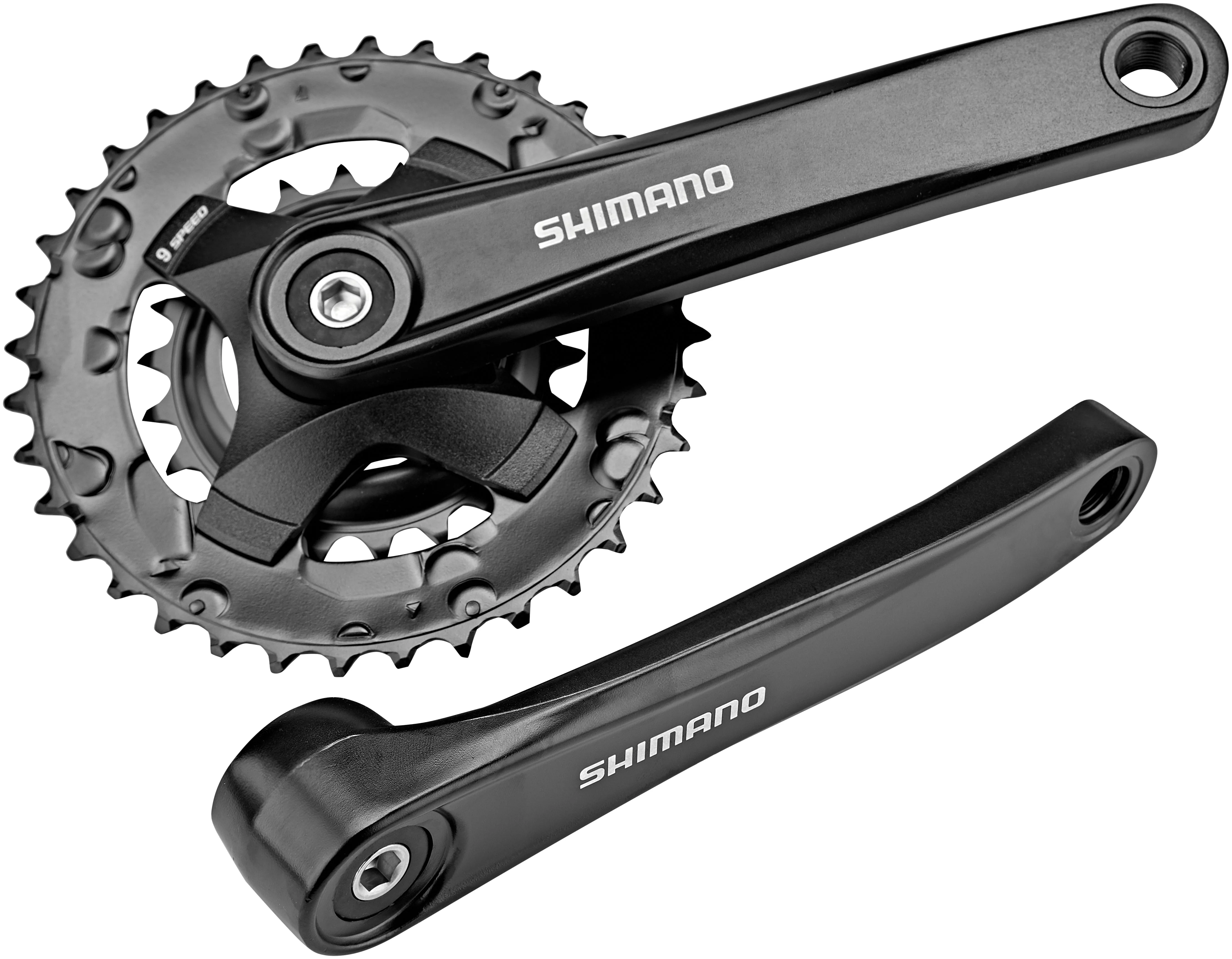 Shimano FC-MT101 Kurbelsatz 2x9-fach 36-22Z schwarz - Image 4