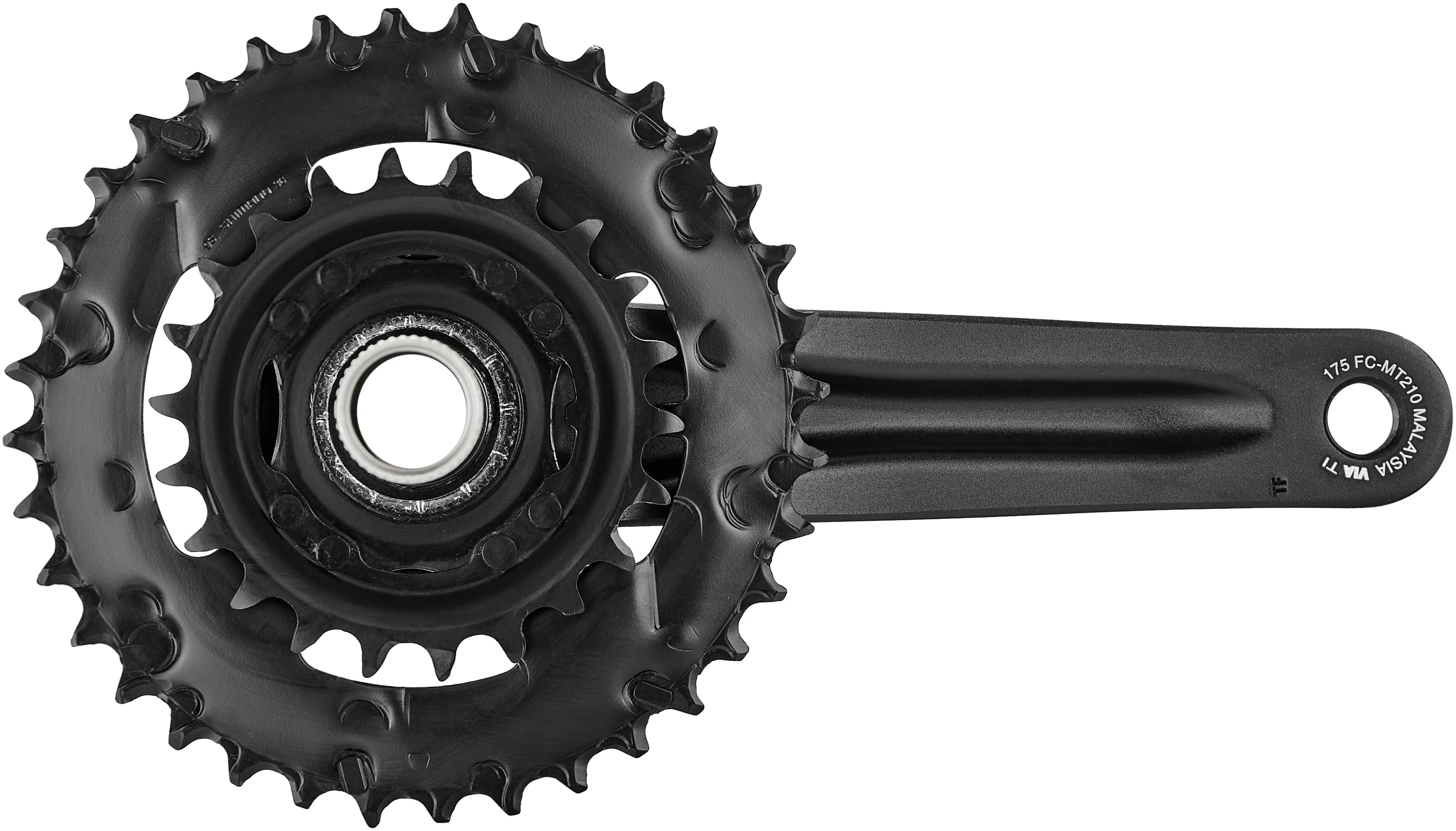 Shimano FC-MT210 Kurbelgarnitur 36/22 Zähne 2x9-fach - Image 3