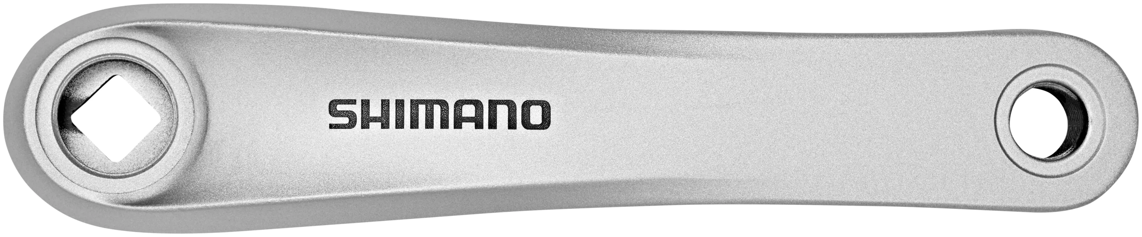 Shimano FC-TY501 Kurbelgarnitur 6/7/8-fach 42-34-24 Zähne mit Kettenschutzring silber - Image 2