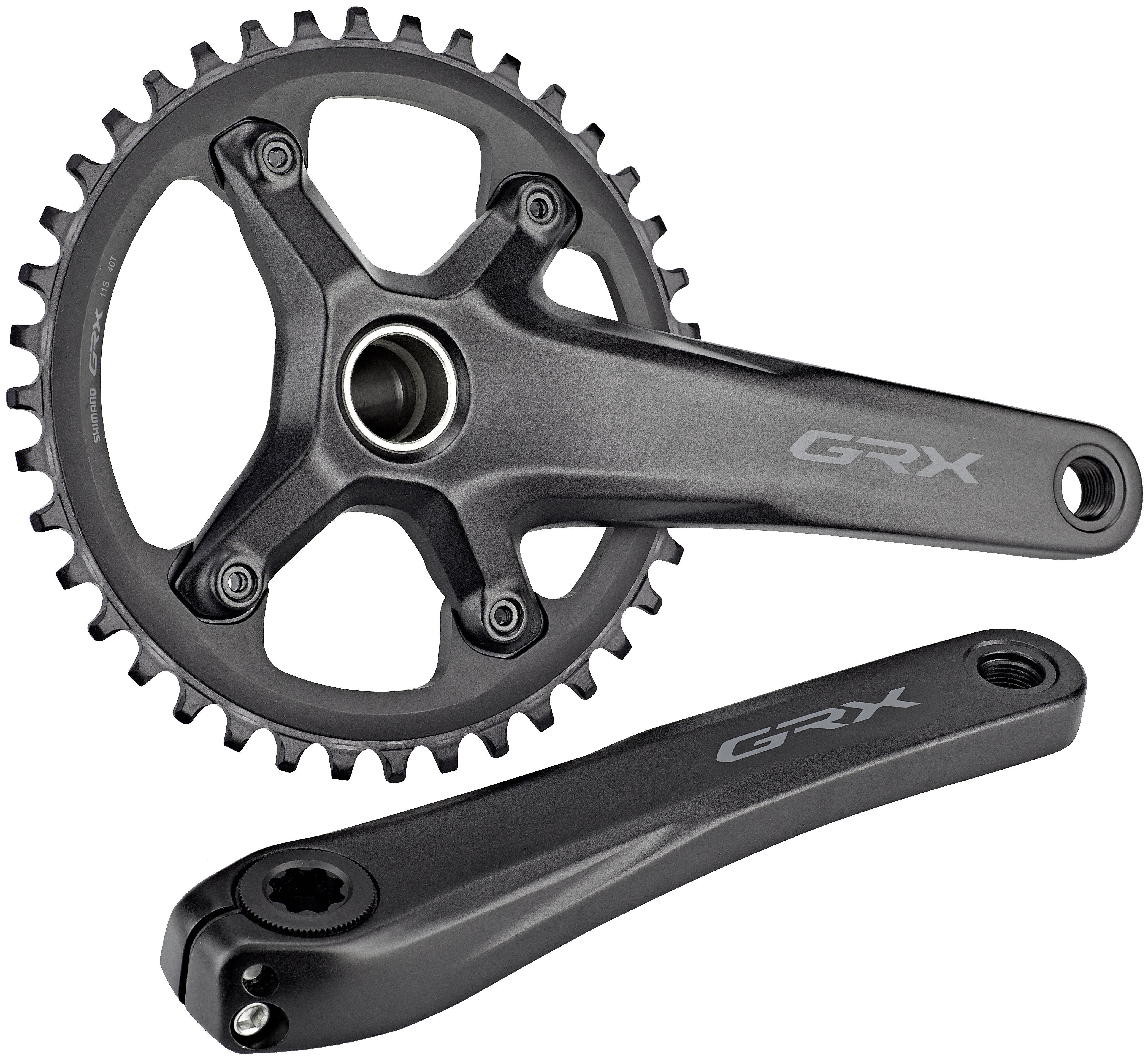 Shimano GRX FC-RX600 Kurbelsatz 1x11 40Z schwarz - Image 4