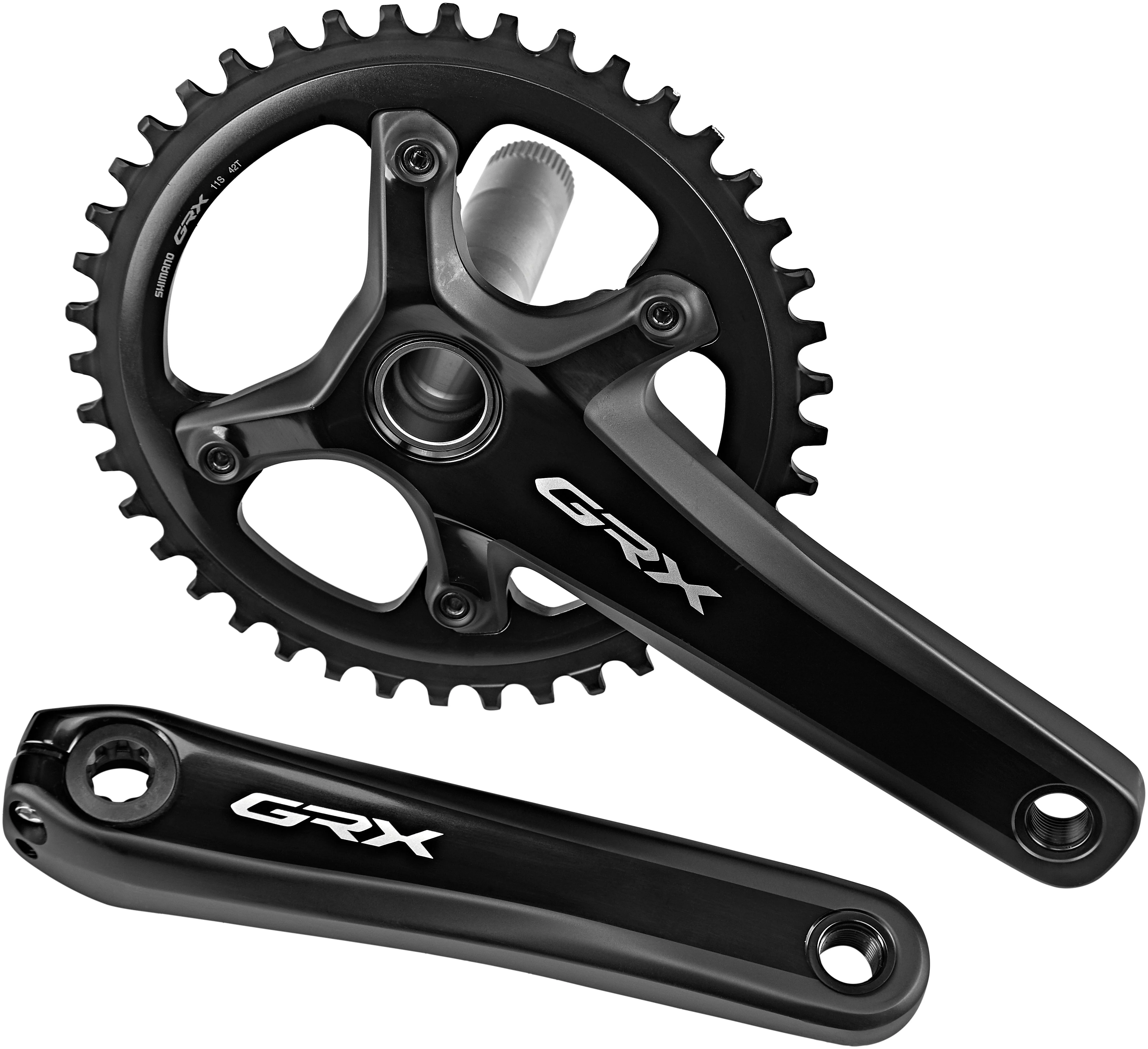 Shimano GRX FC-RX810 Kurbelsatz 1x11 42Z schwarz - Image 4