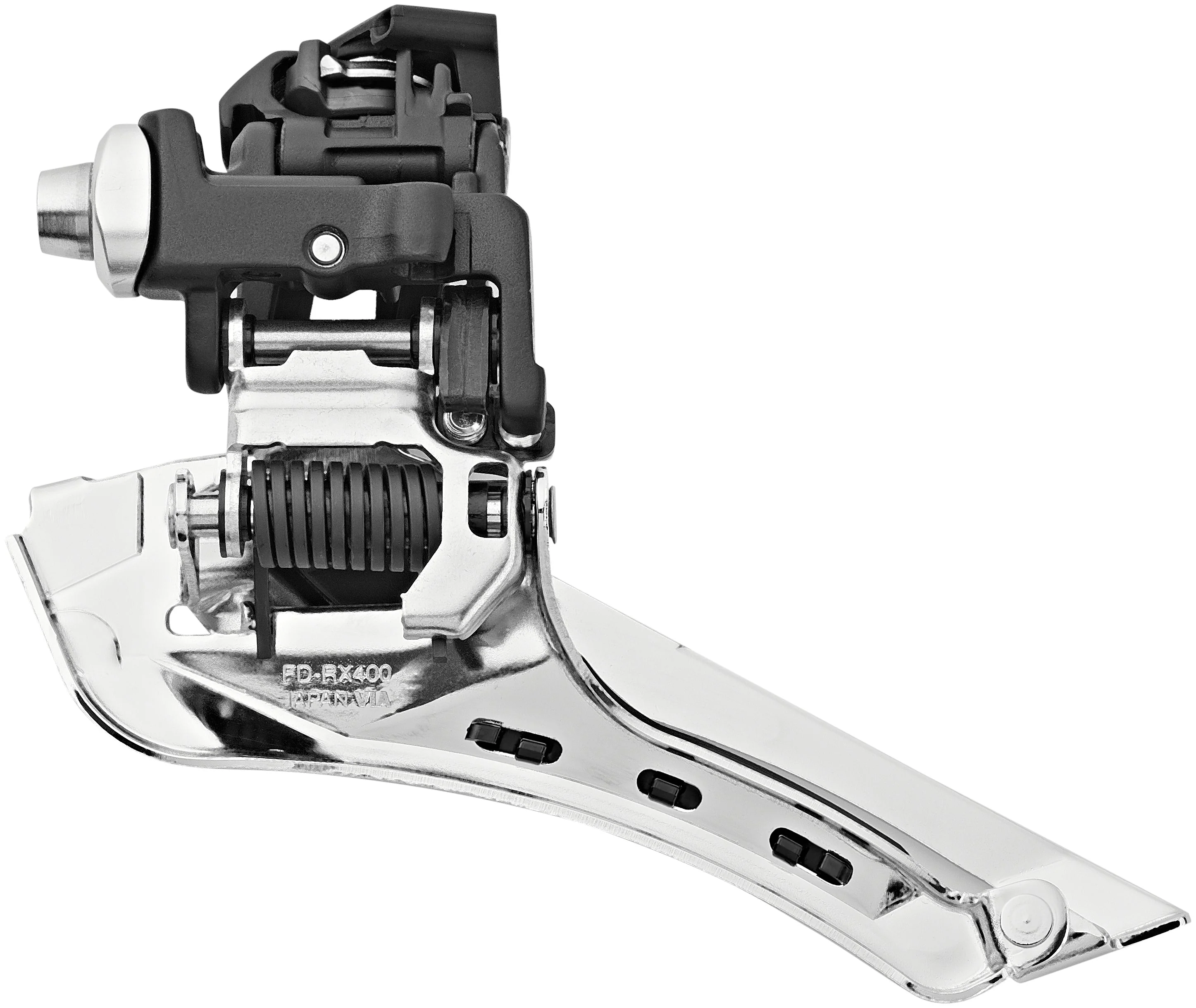 Shimano GRX FD-RX400 Umwerfer 2x10 Anlöt schwarz/silber - Image 2