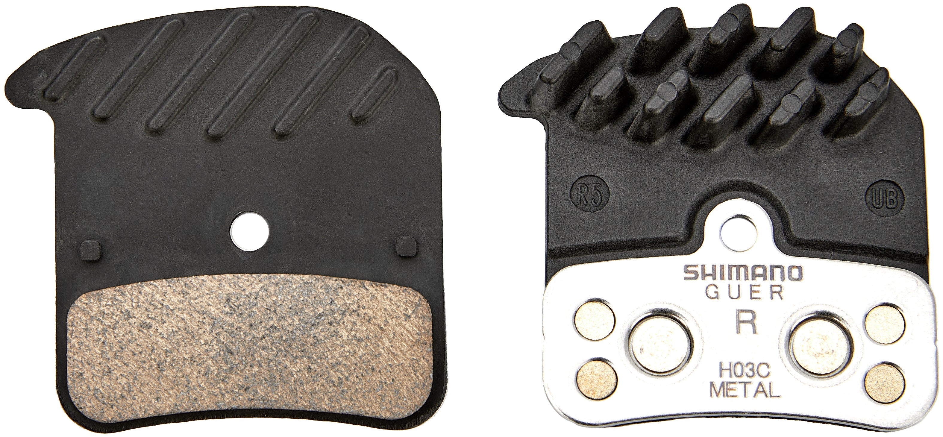 Shimano H03C Scheibenbremsbeläge Metallisch mit Cooling Fins für XT/Saint/Zee - Image 2