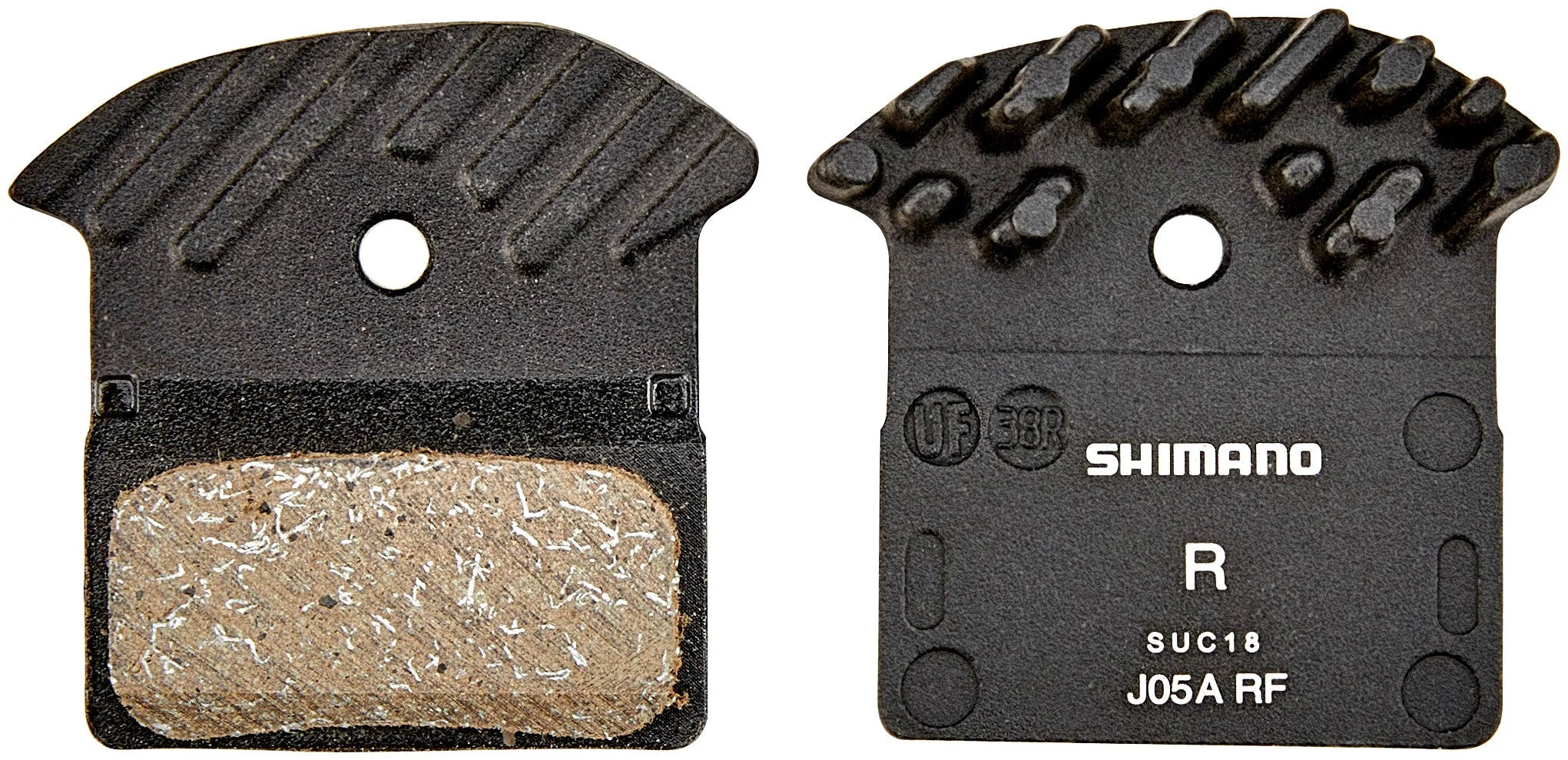 Shimano J05A-RF Resin Scheibenbremsbeläge mit Kühlrippen für XTR/XT/SLX/Deore/Alfine/Ultegra - Image 2