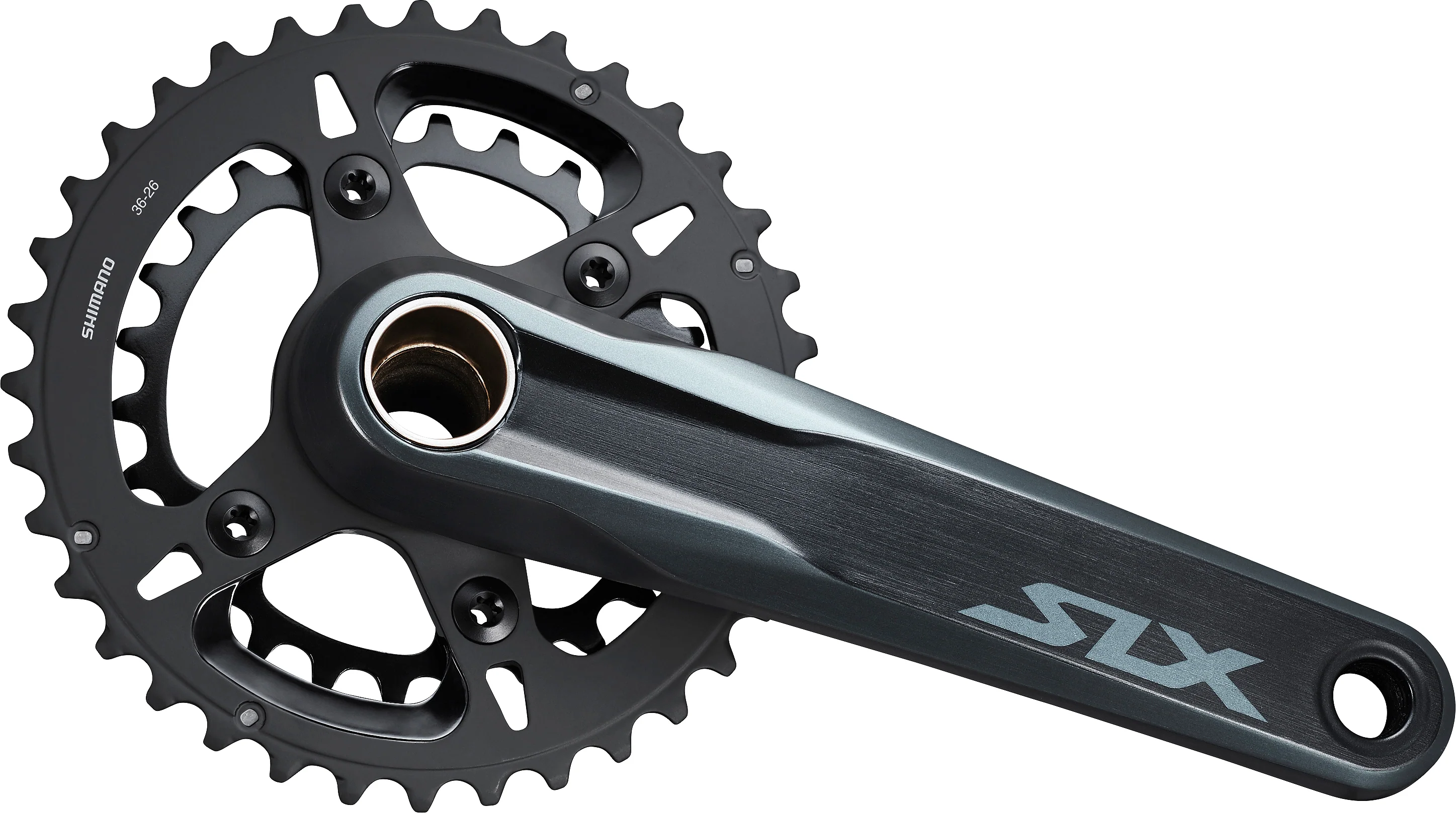 Shimano SLX FC-M7100-2 Kurbelsatz 2x12 36-26Z schwarz/grau