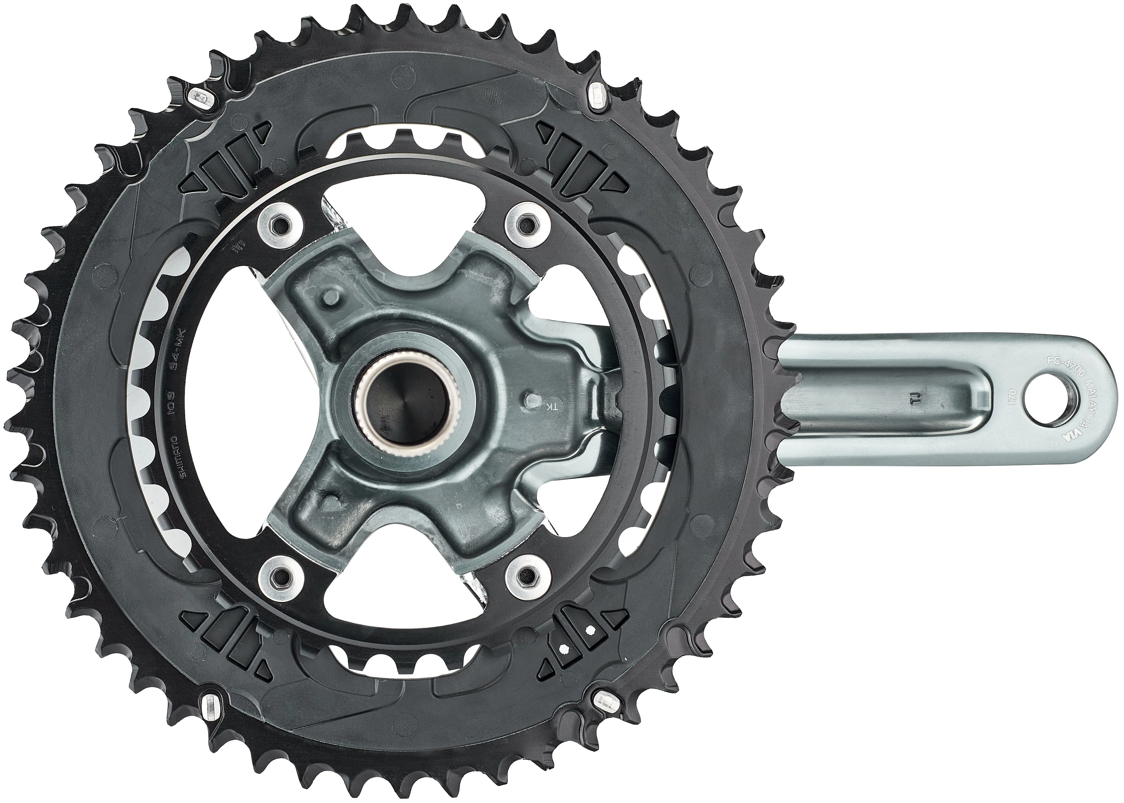 Shimano Tiagra FC-4700 Kurbelgarnitur 50x34 10-fach schwarz - Image 3