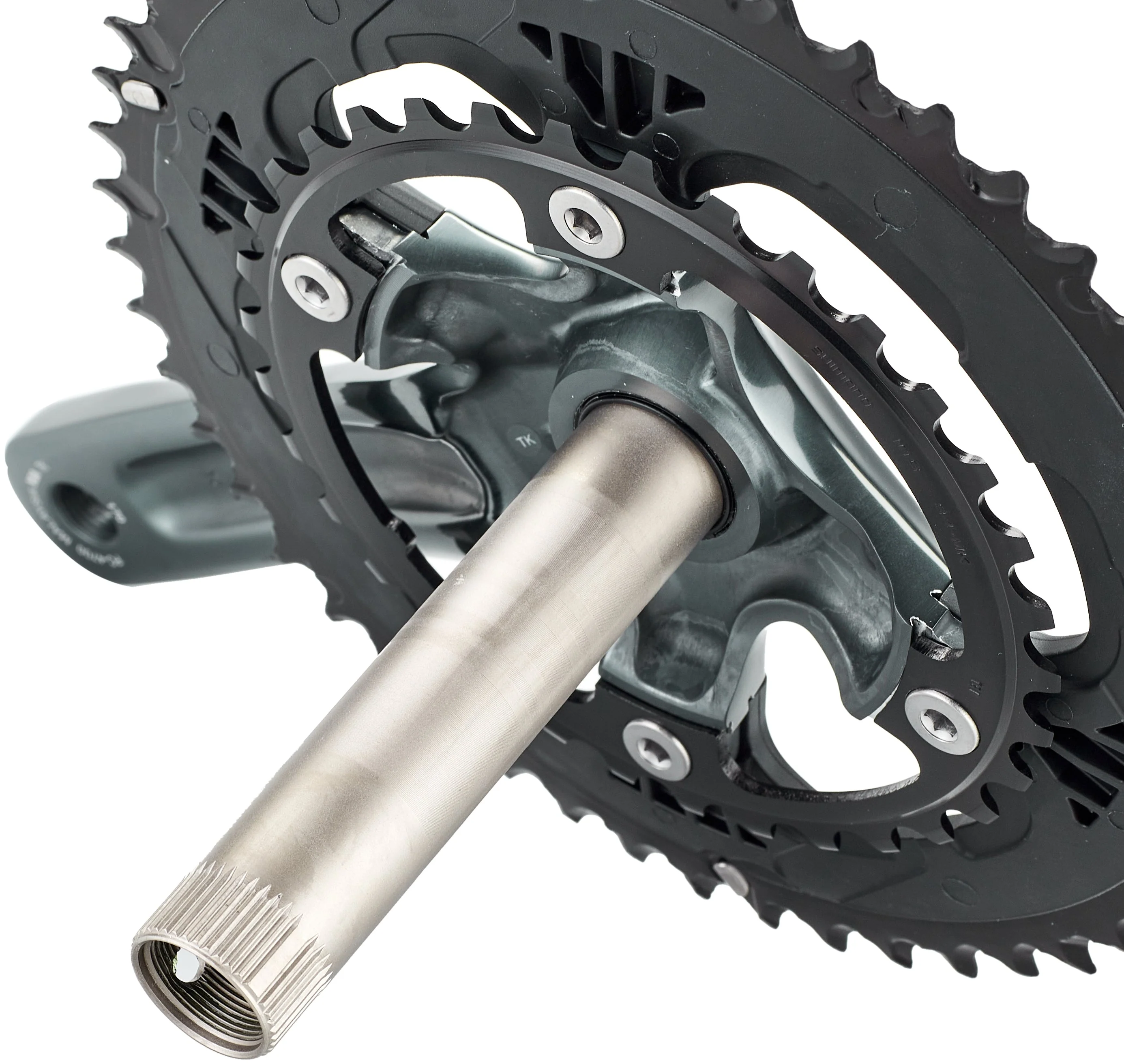 Shimano Tiagra FC-4700 Kurbelgarnitur 50x34 10-fach schwarz - Image 6