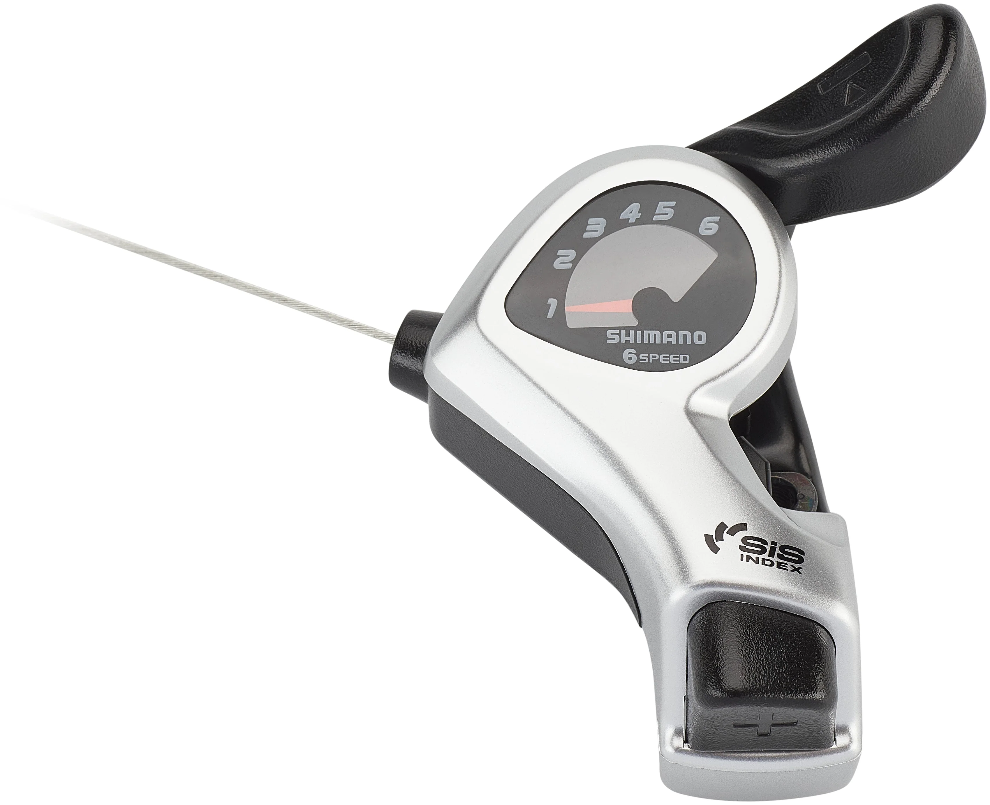 Shimano Tourney SL-TX50 Daumenschalter 6-fach rechts silber/schwarz - Image 2