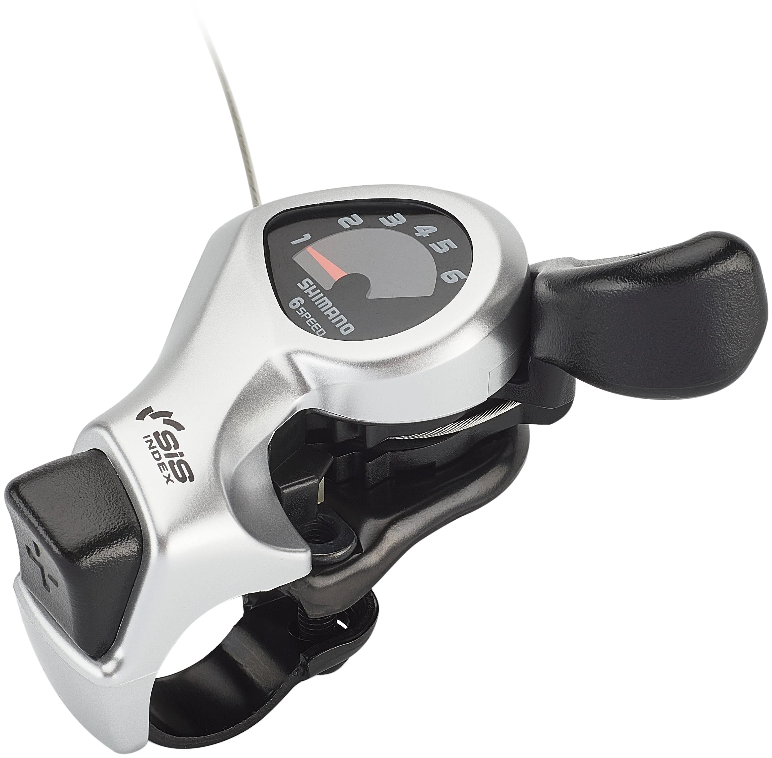 Shimano Tourney SL-TX50 Daumenschalter 6-fach rechts silber/schwarz - Image 3