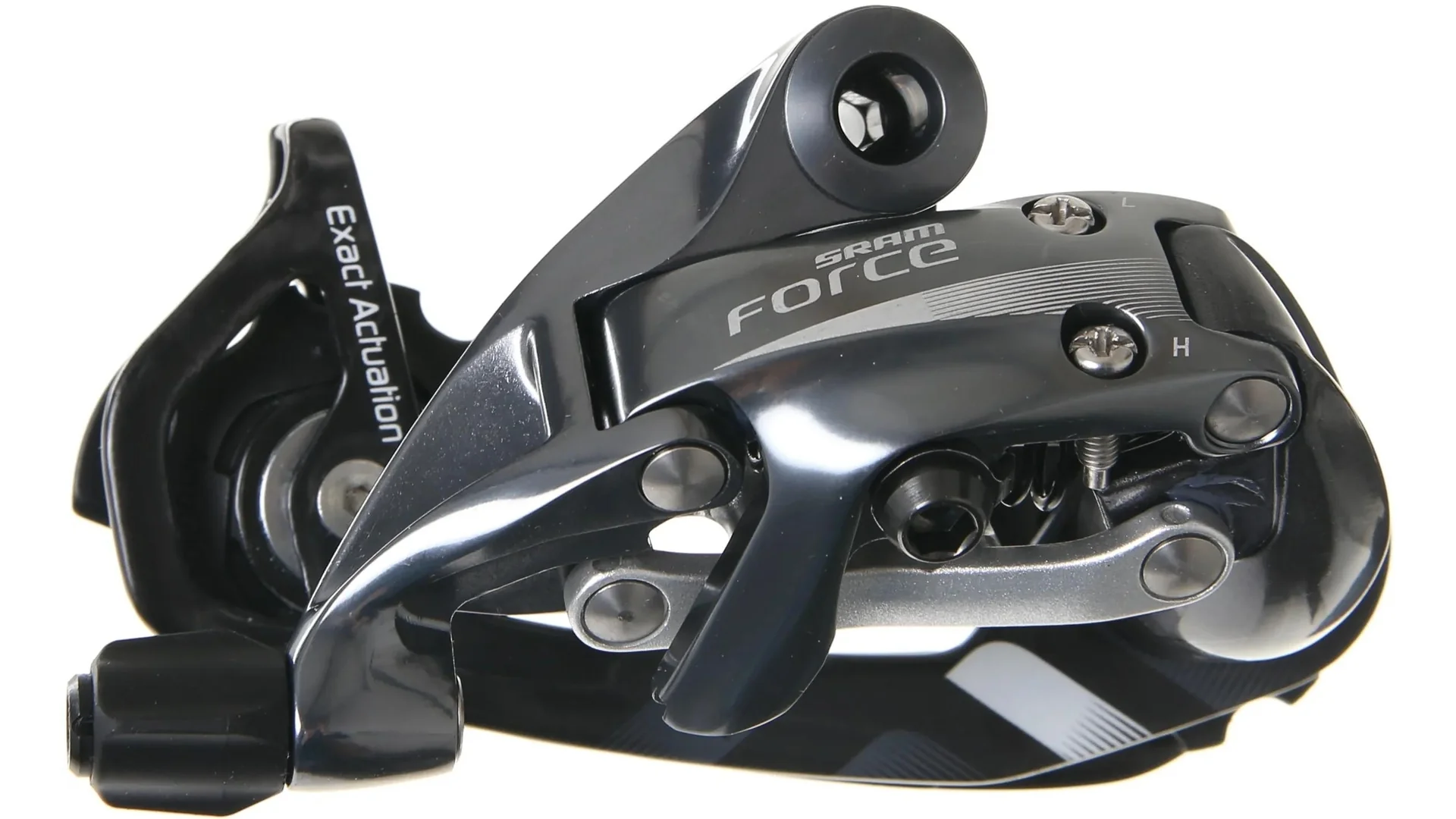 SRAM Force 22 Schaltwerk WiFLi 11-fach mittellanger Käfig schwarz/grau
