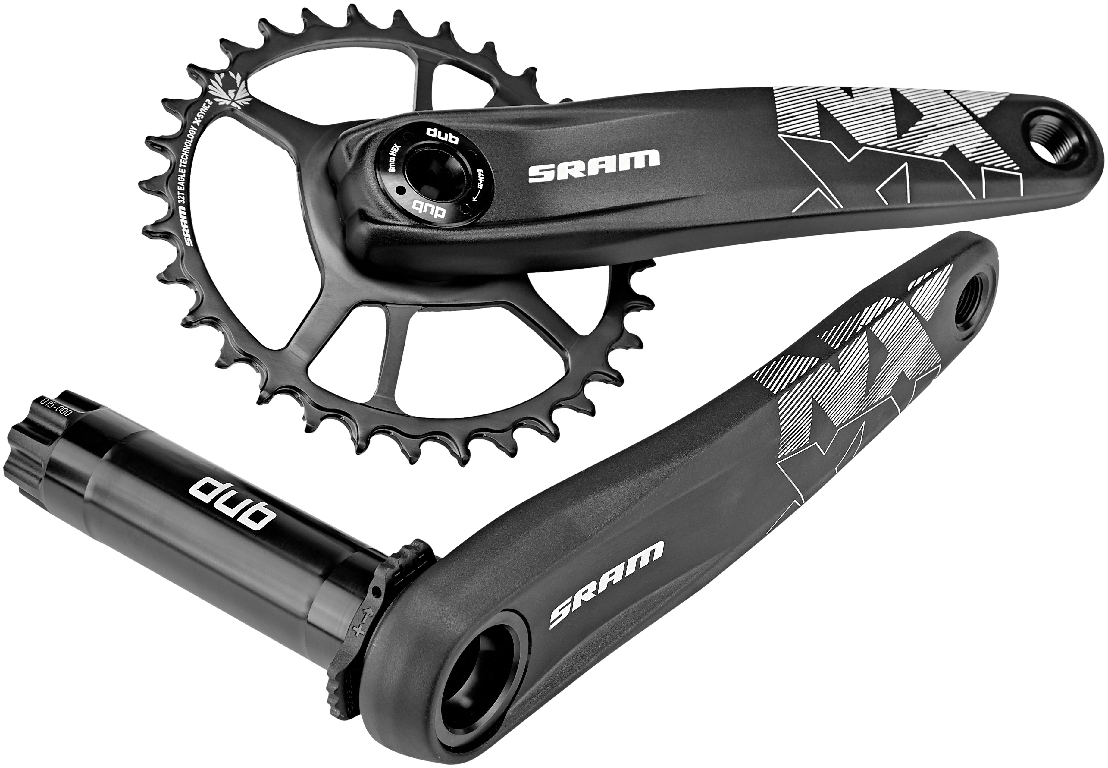 SRAM NX Eagle DUB Kurbel DM X-SYNC 32 Zähne 12-fach schwarz - Image 4