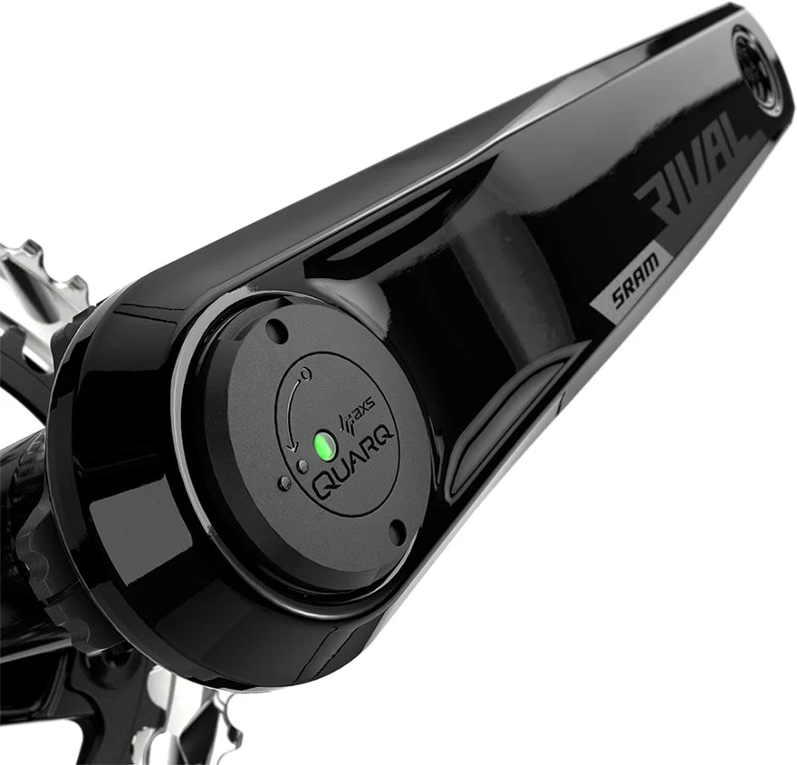 SRAM Rival 1 AXS D1 Quarq Road DUB Wide Powermeter Kurbelgarnitur 2x12-fach 43/30Z schwarz - Image 3