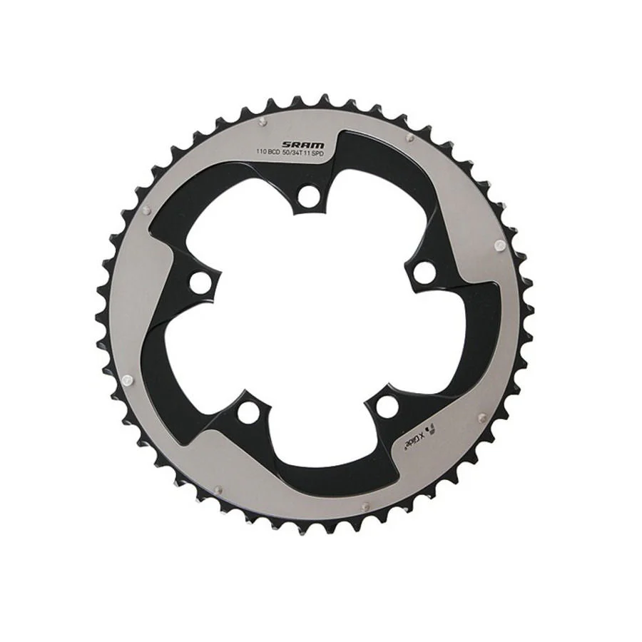 SRAM Road X-Glide Yaw Kettenblatt Red/Force 110mm Lochkreis schwarz - Image 3