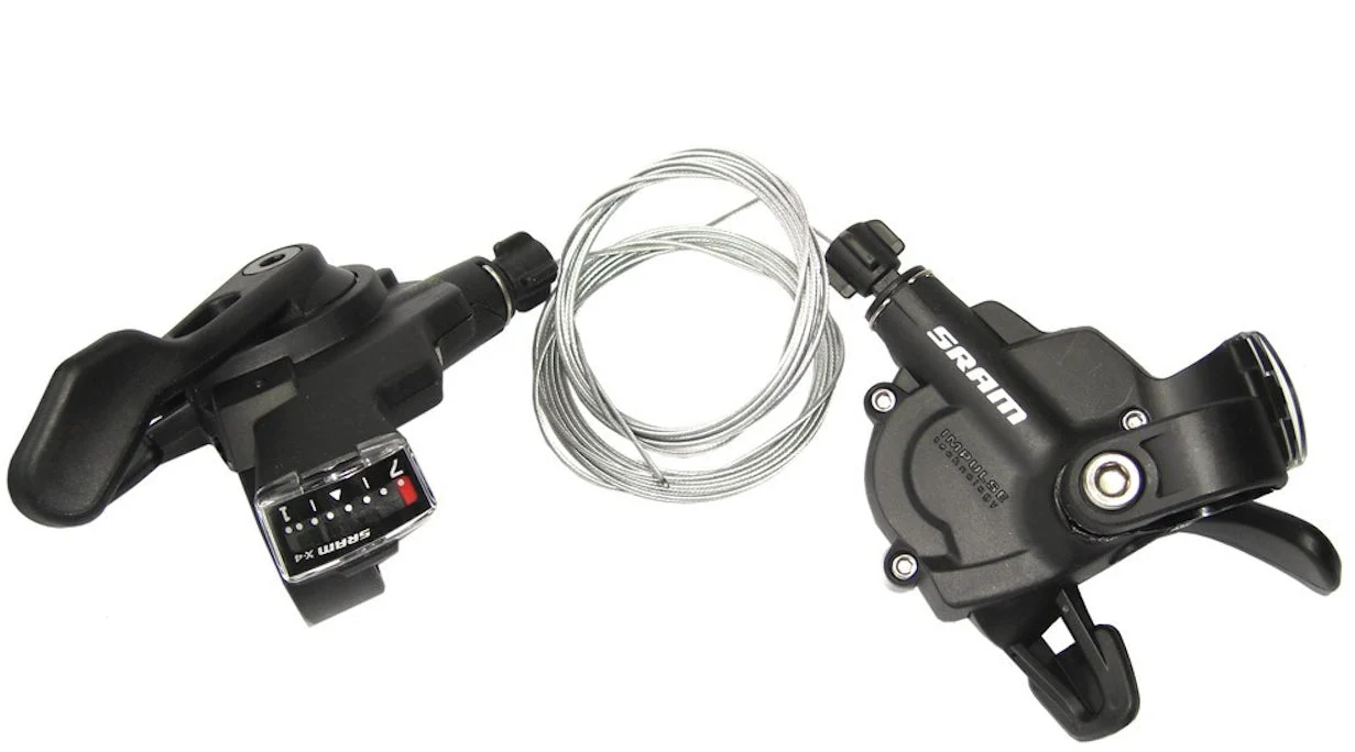 SRAM X3 Trigger-Set 7 fach hinten 3 fach vorne schwarz - Image 2