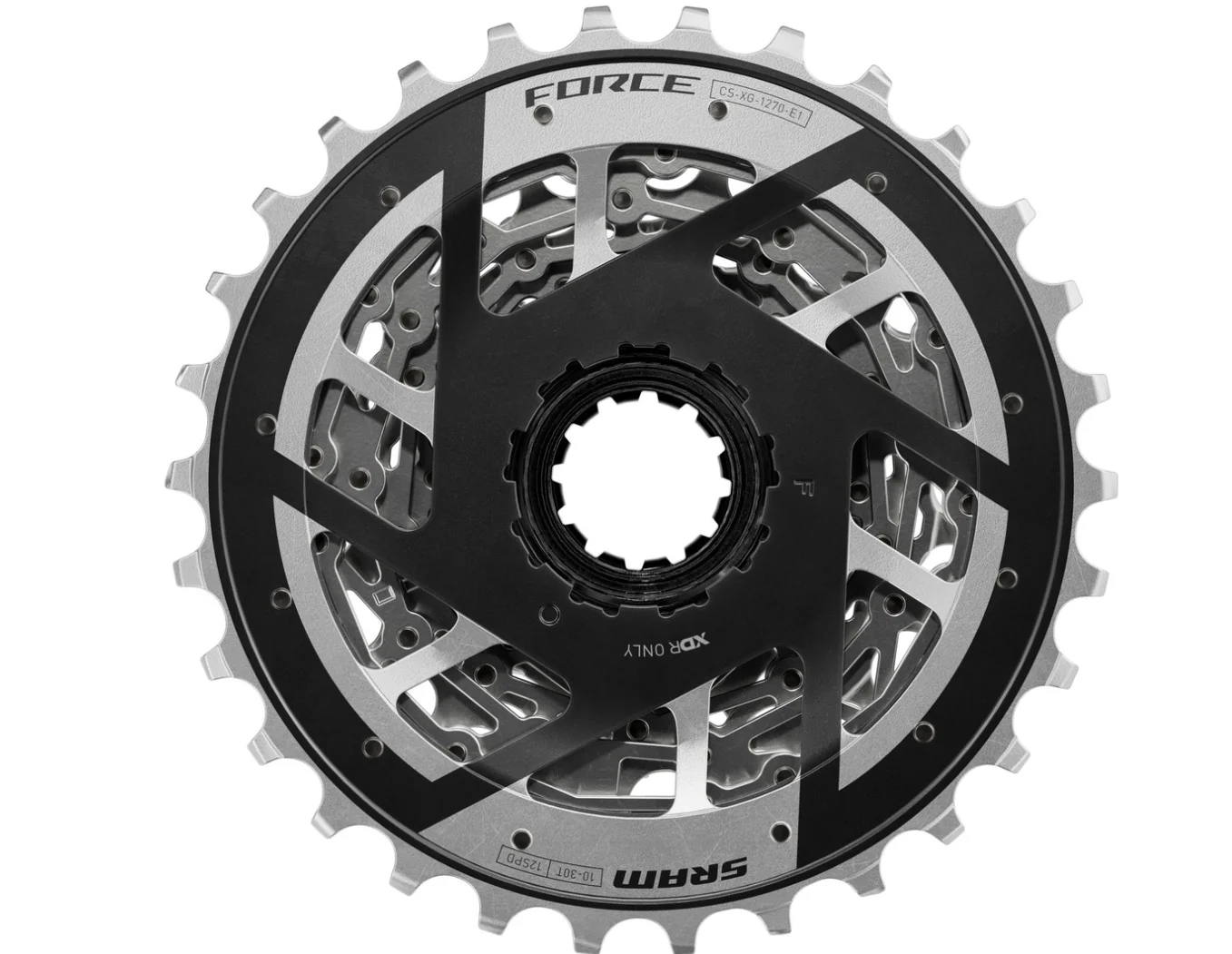 SRAM XG-1270 Kassette E1 silber silber/grau - Image 2