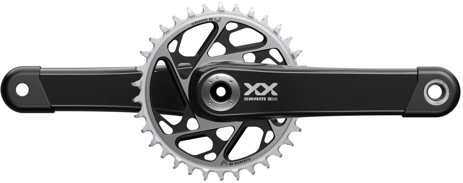 SRAM XX SL Eagle T-Type Kurbelgarnitur 34Z 12-fach DM 174mm schwarz