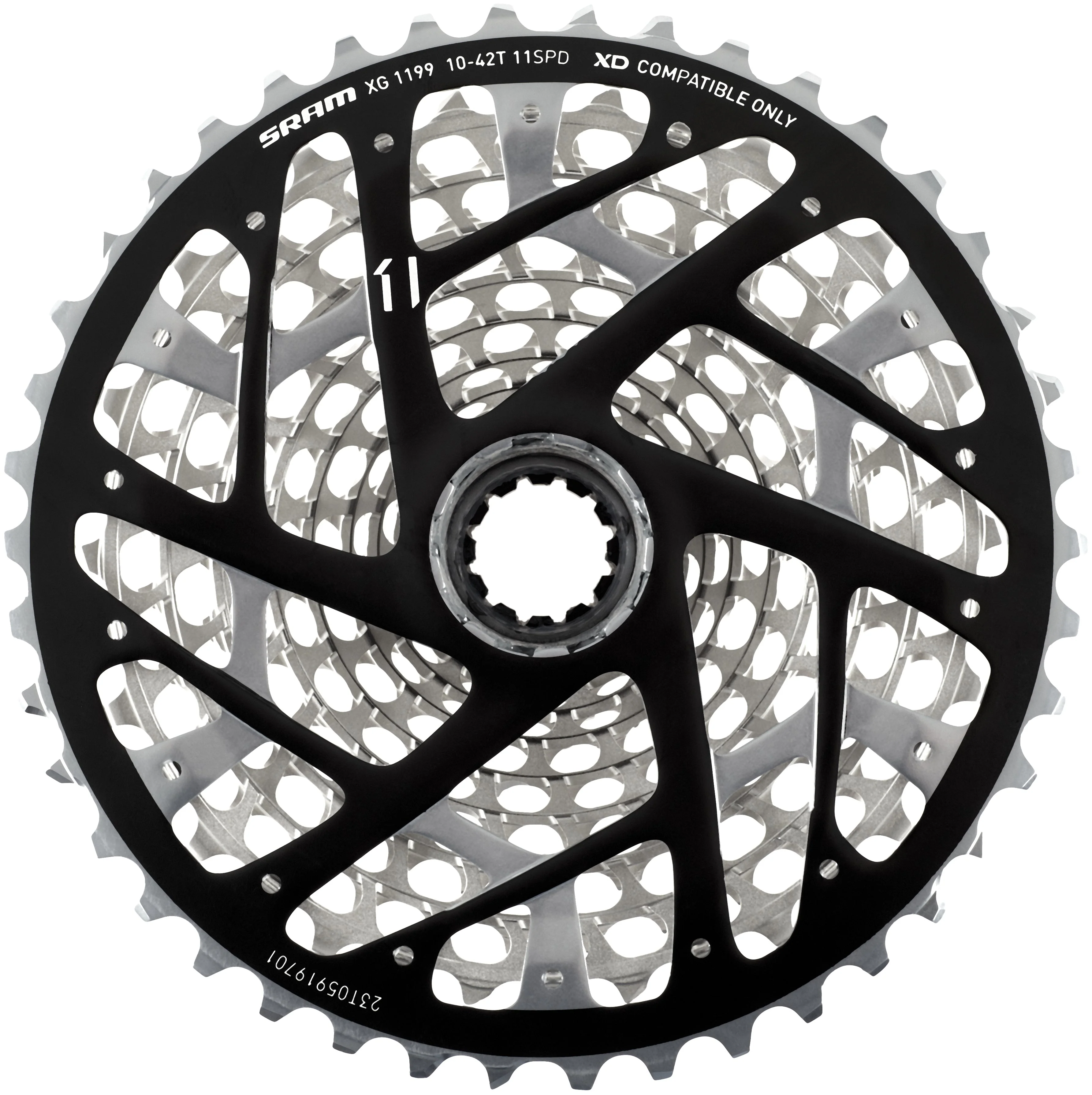 SRAM XX1 XG-1199 Kassette 11-fach 10-42 Zähne silber - Image 2