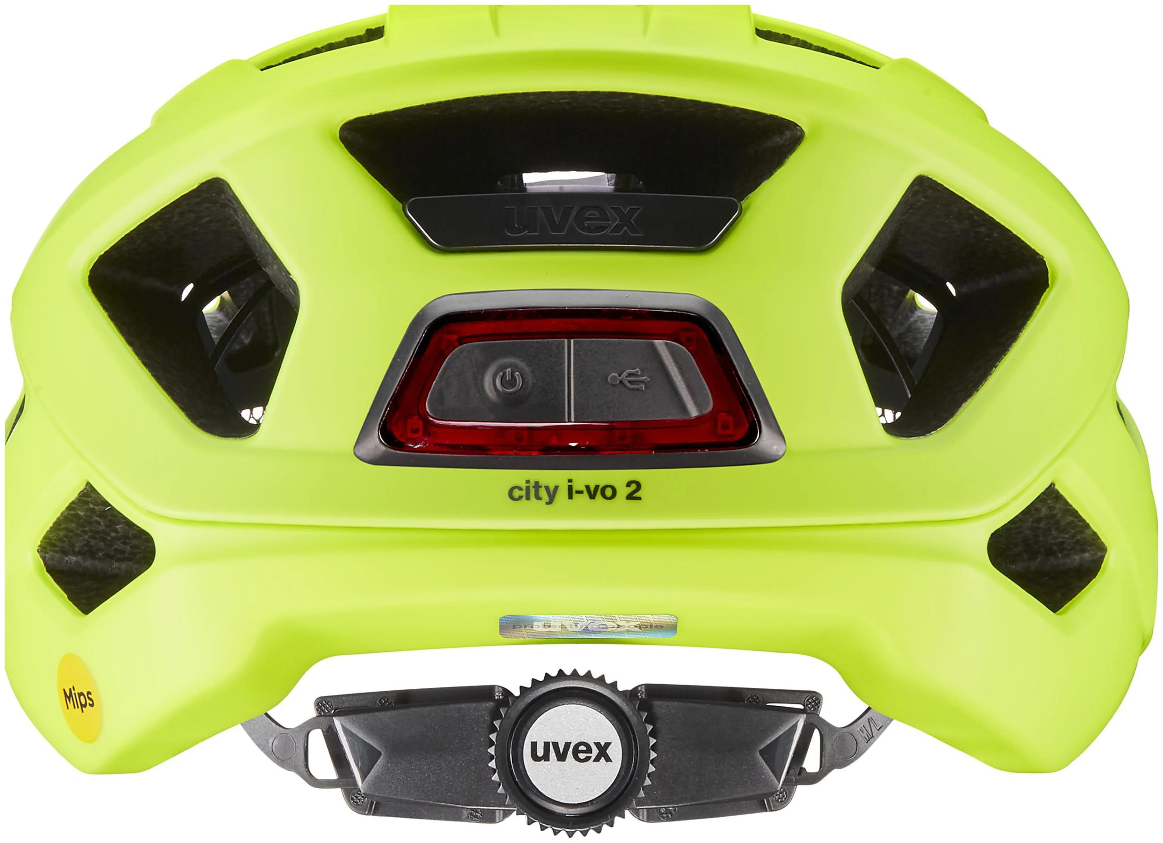 uvex City I-Vo 2 Mips City-Helm Neon Yellow Matt-Black - Image 3