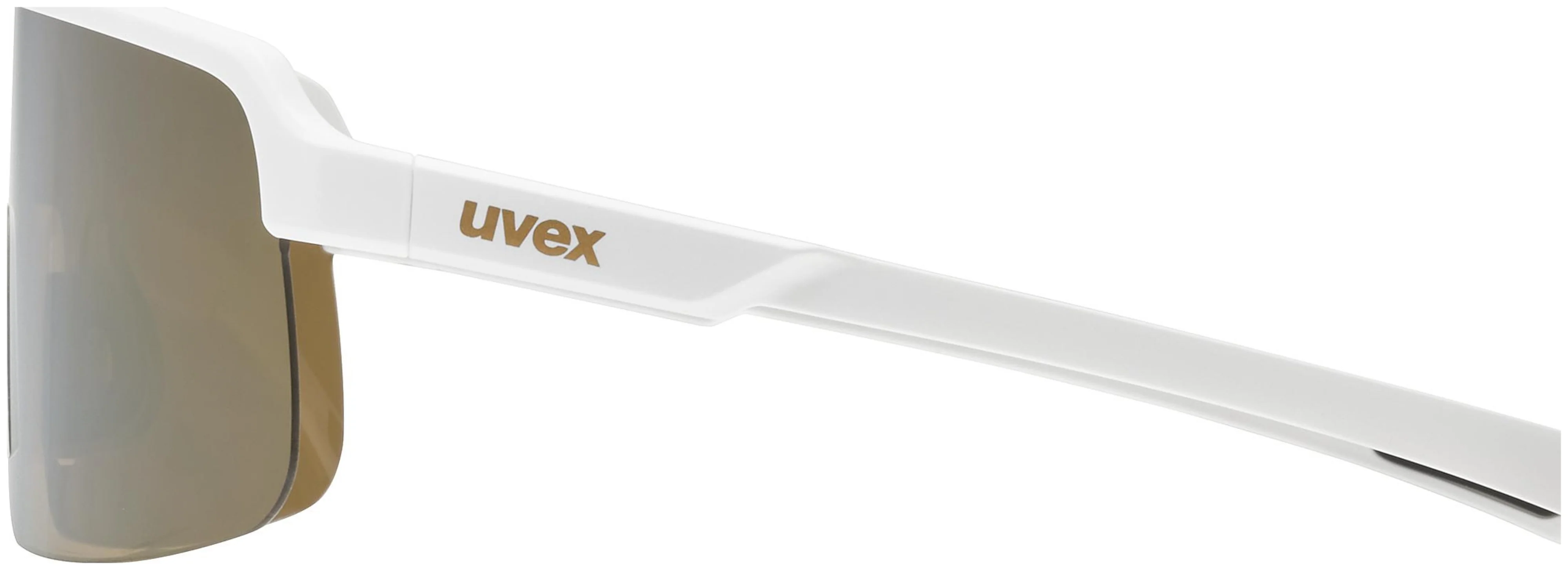 uvex Dyrt Radbrille White Matt / Mirror Gold - Image 3