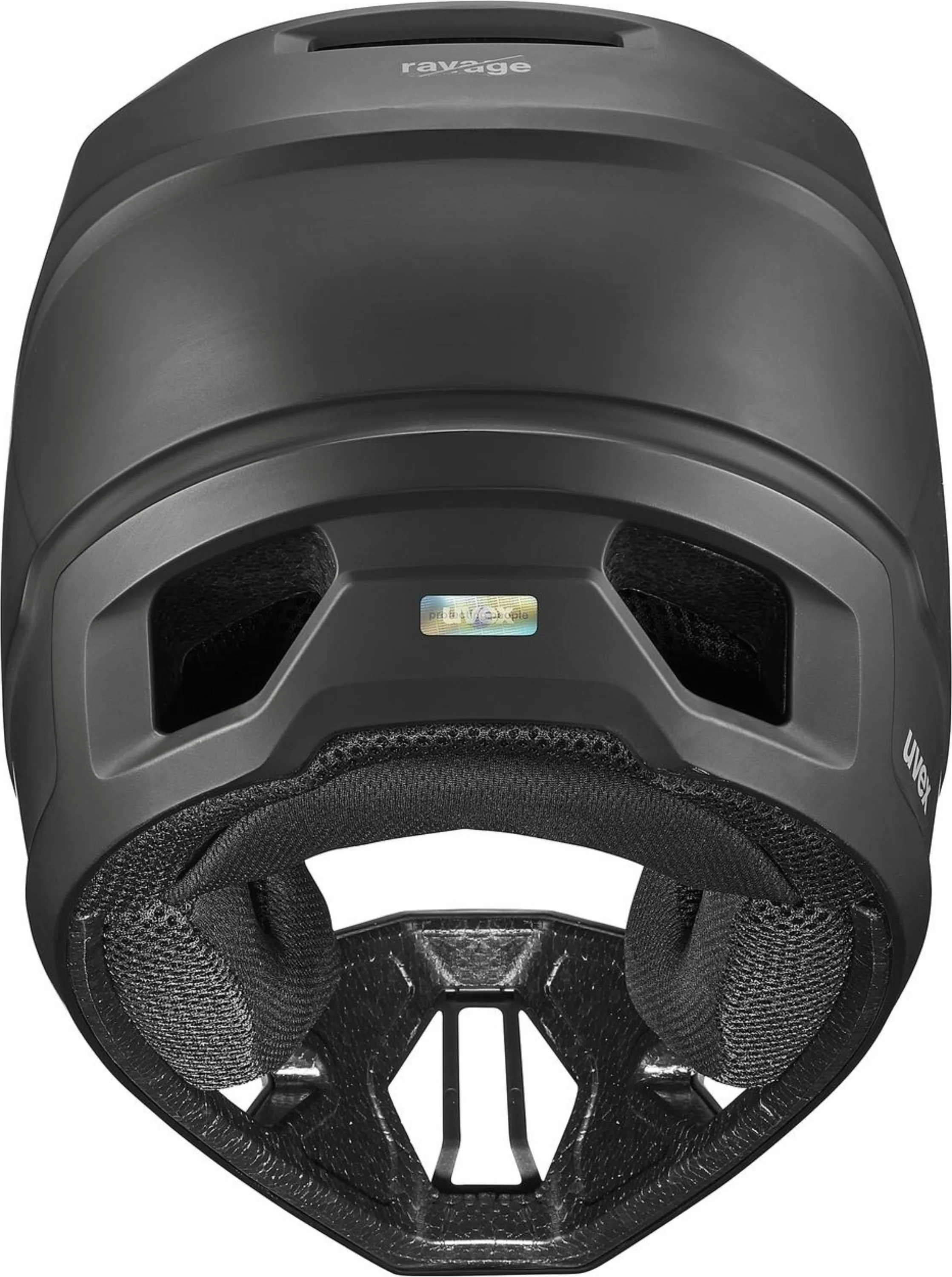 uvex Ravage Fullface Helm Black Rhino Matt - Image 3