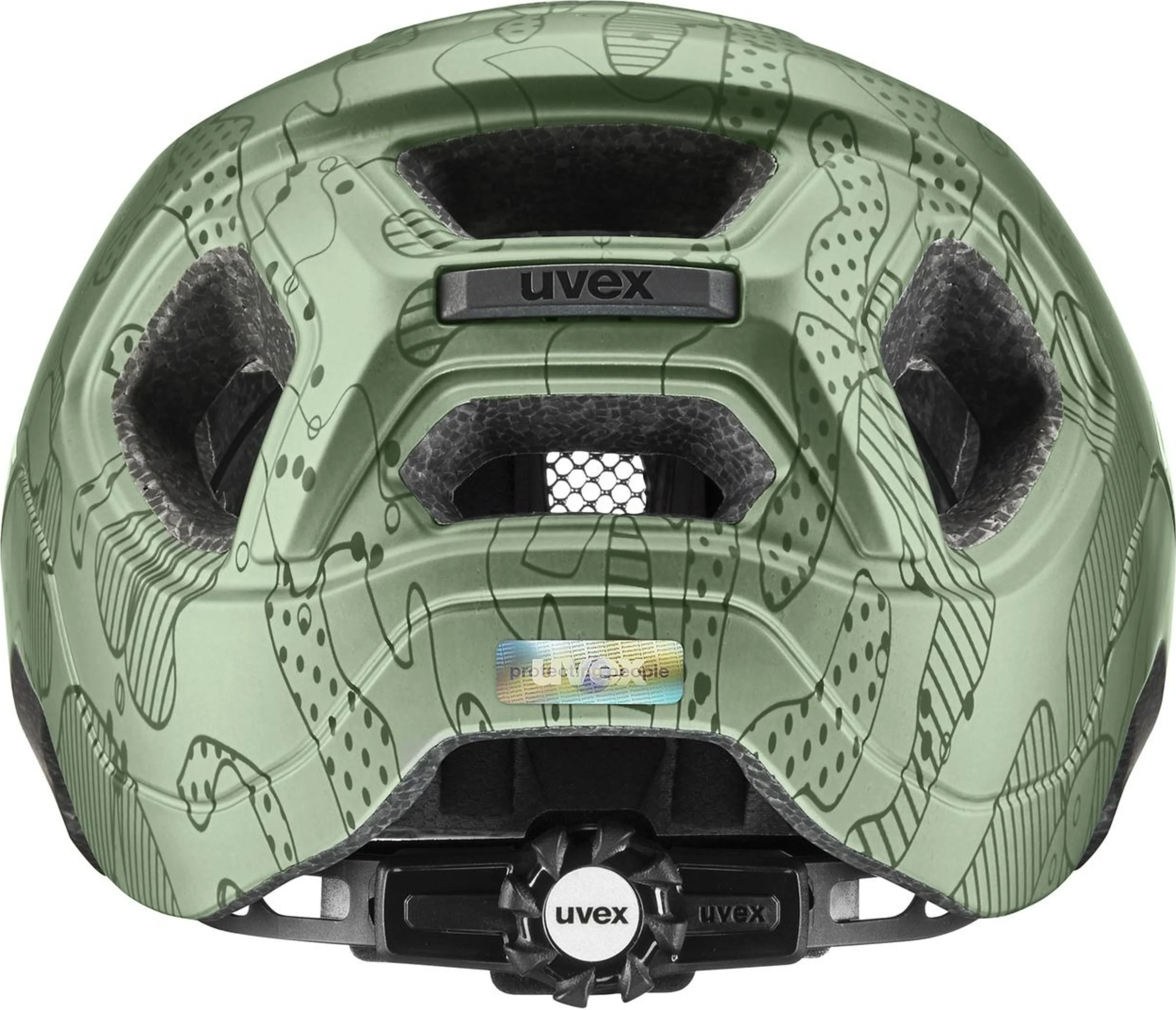 uvex React Jr. Kinderhelm Moss Green Altimeter Matt - Image 3