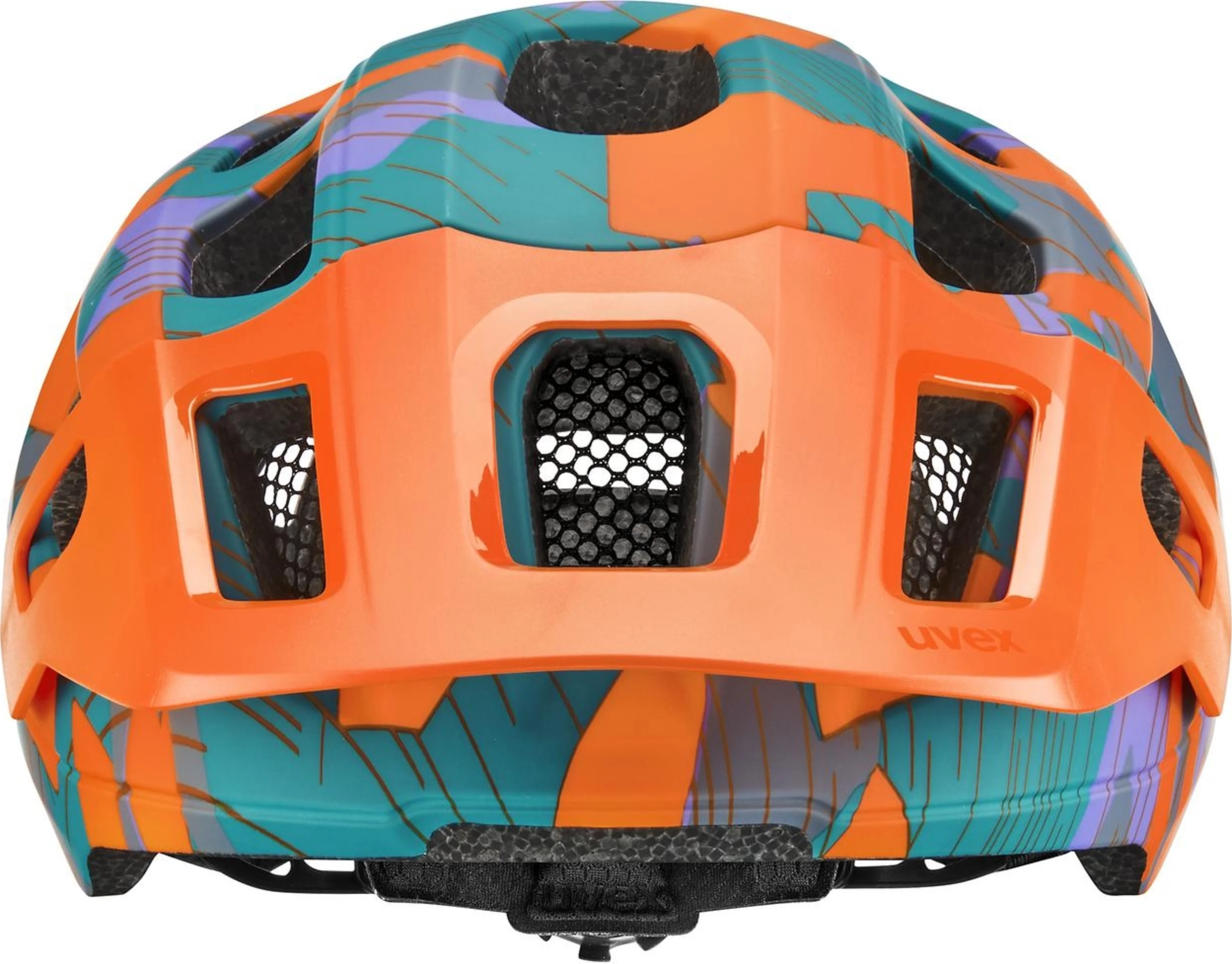 uvex React Jr. Kinderhelm Papaya Camo Matt - Image 2