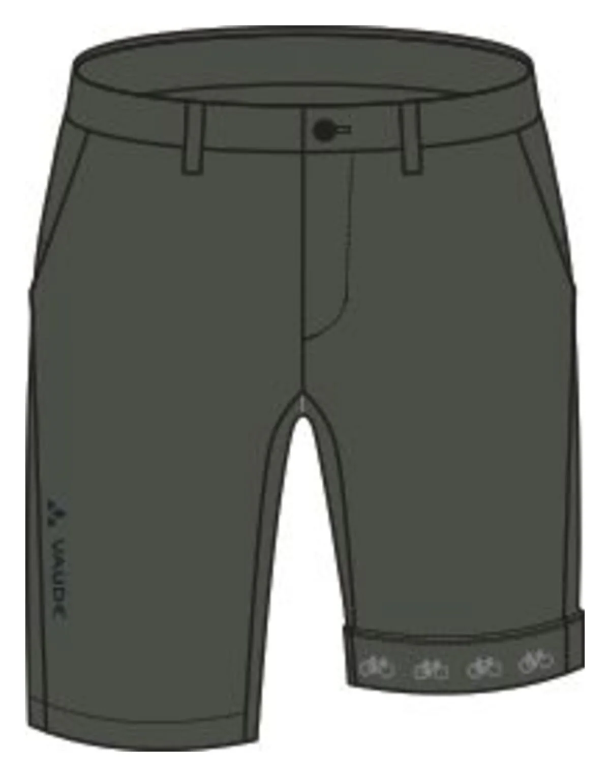 VAUDE Cyclist Shorts Herren oliv - Image 9