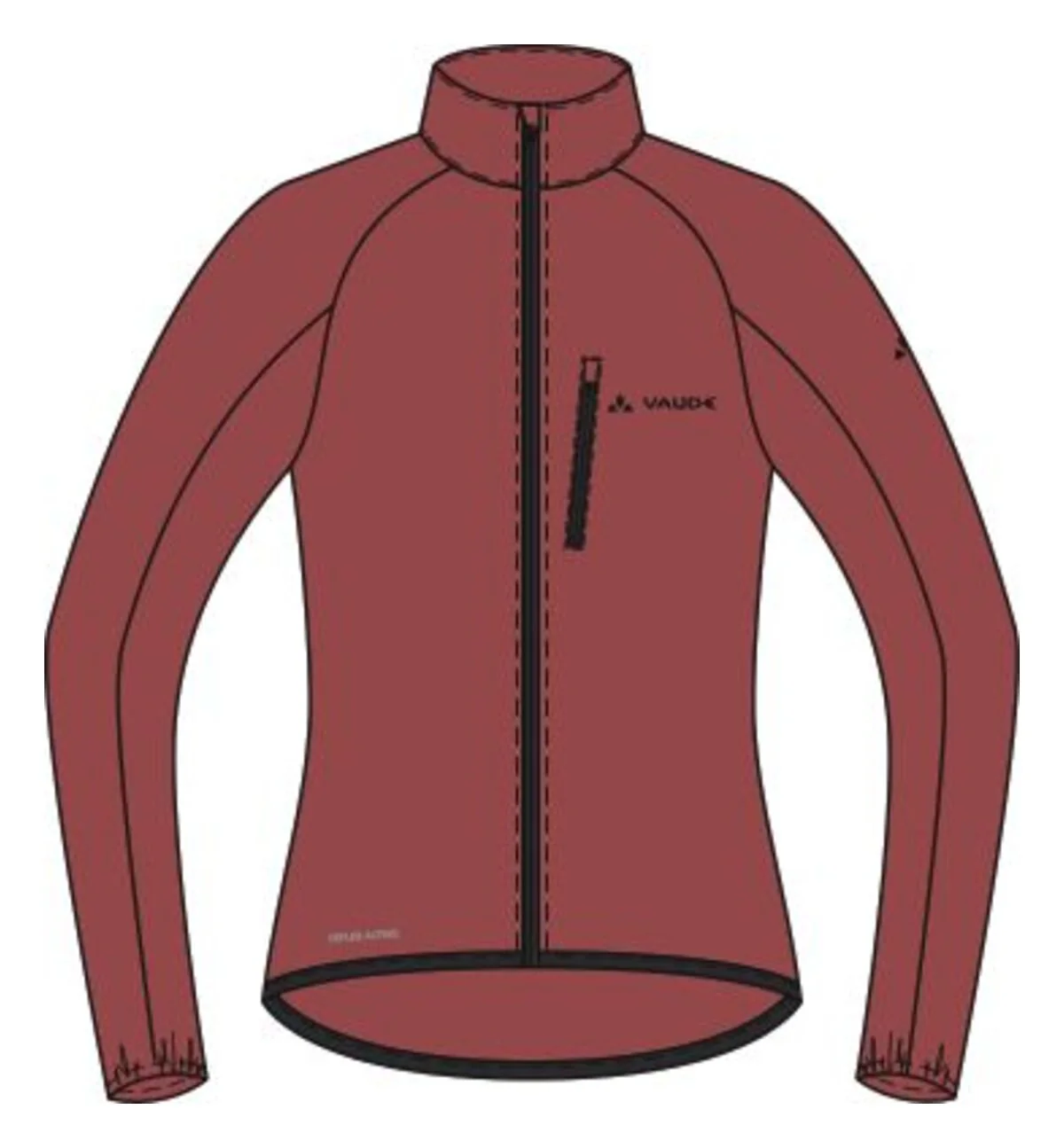 VAUDE Drop Jacket III Damen orange - Image 8