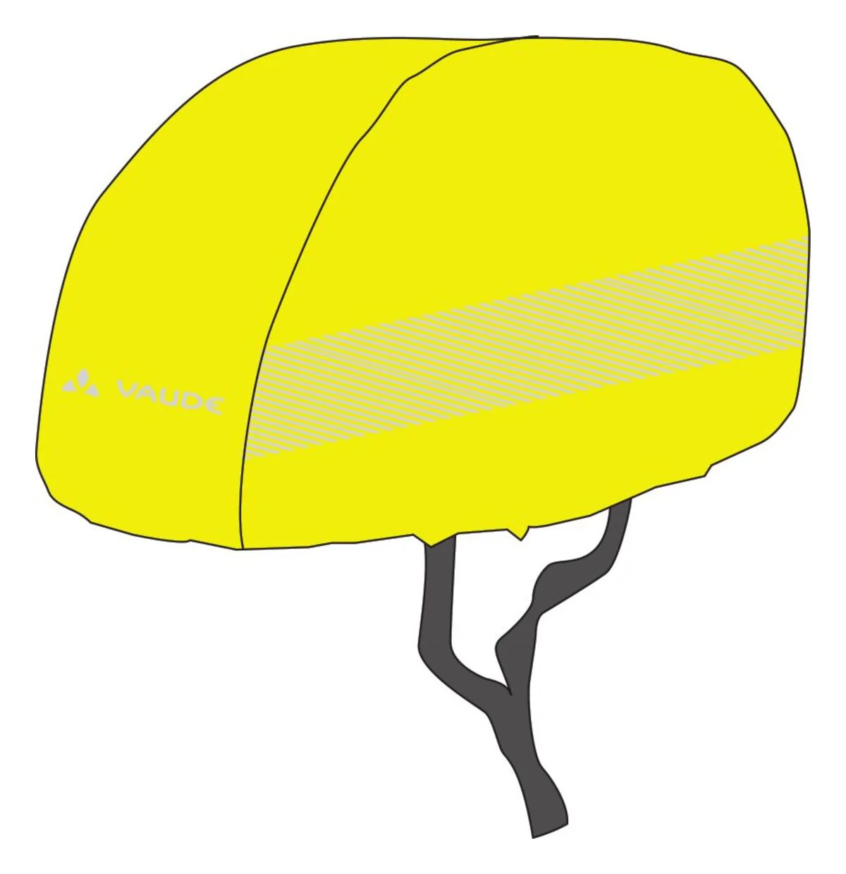 VAUDE Luminum Helmet Raincover gelb - Image 2