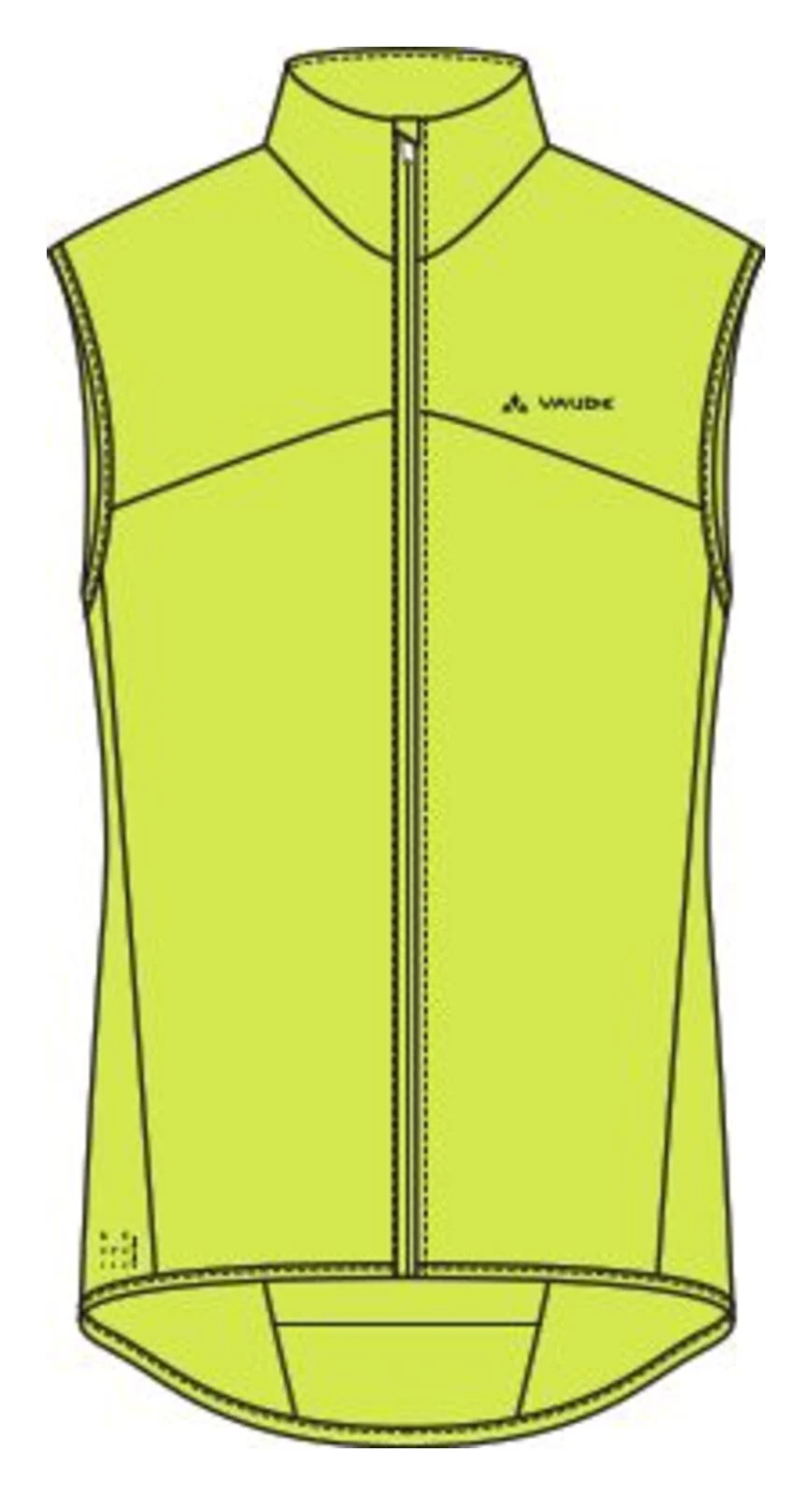 VAUDE Matera Air Weste Herren gelb - Image 8