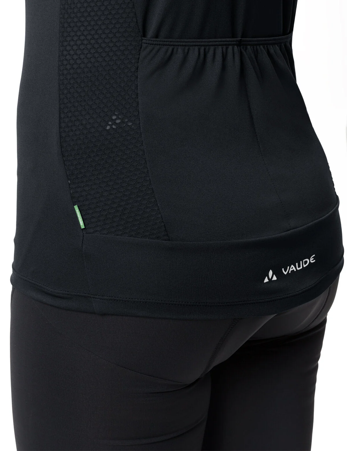 VAUDE Matera Kurzarm Full-Zip Trikot Damen schwarz/lila - Image 6
