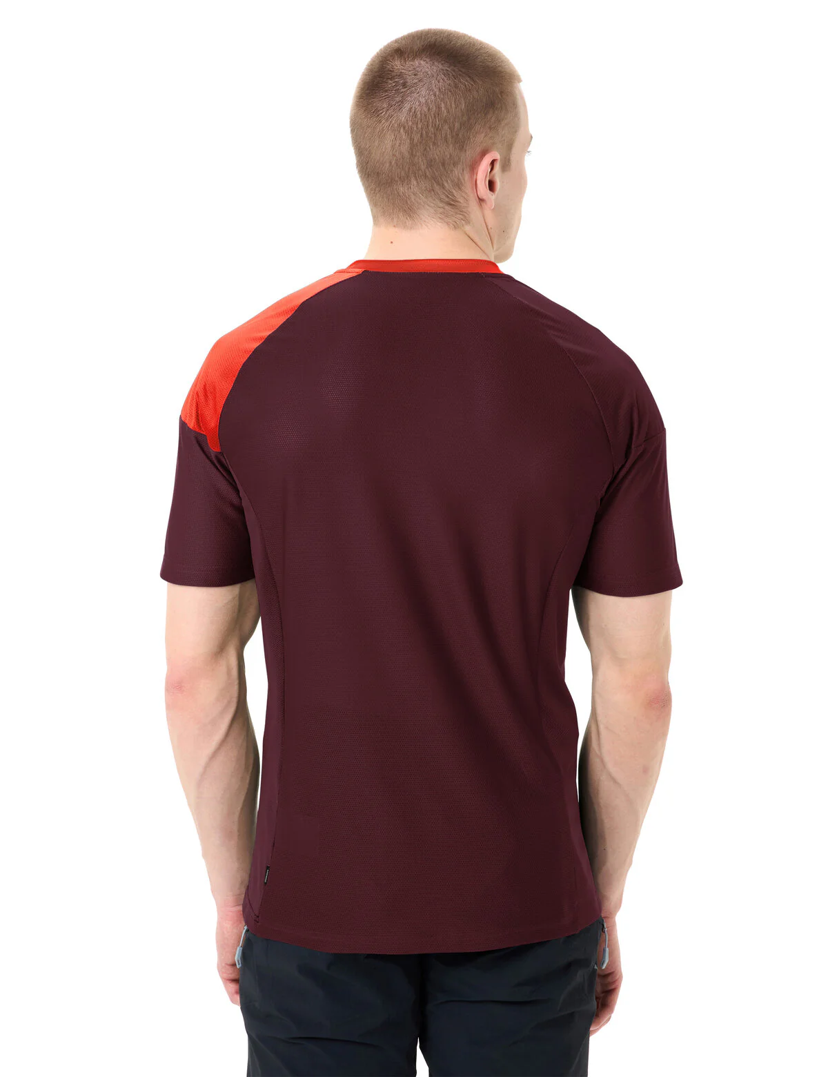 VAUDE Men's Moab T-Shirt VI glowing red/black - Image 3