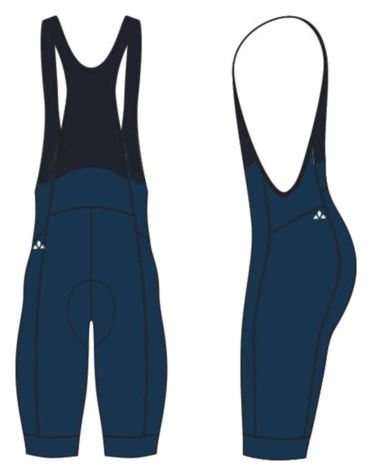 VAUDE Posta Bib Tights Herren blau - Image 9