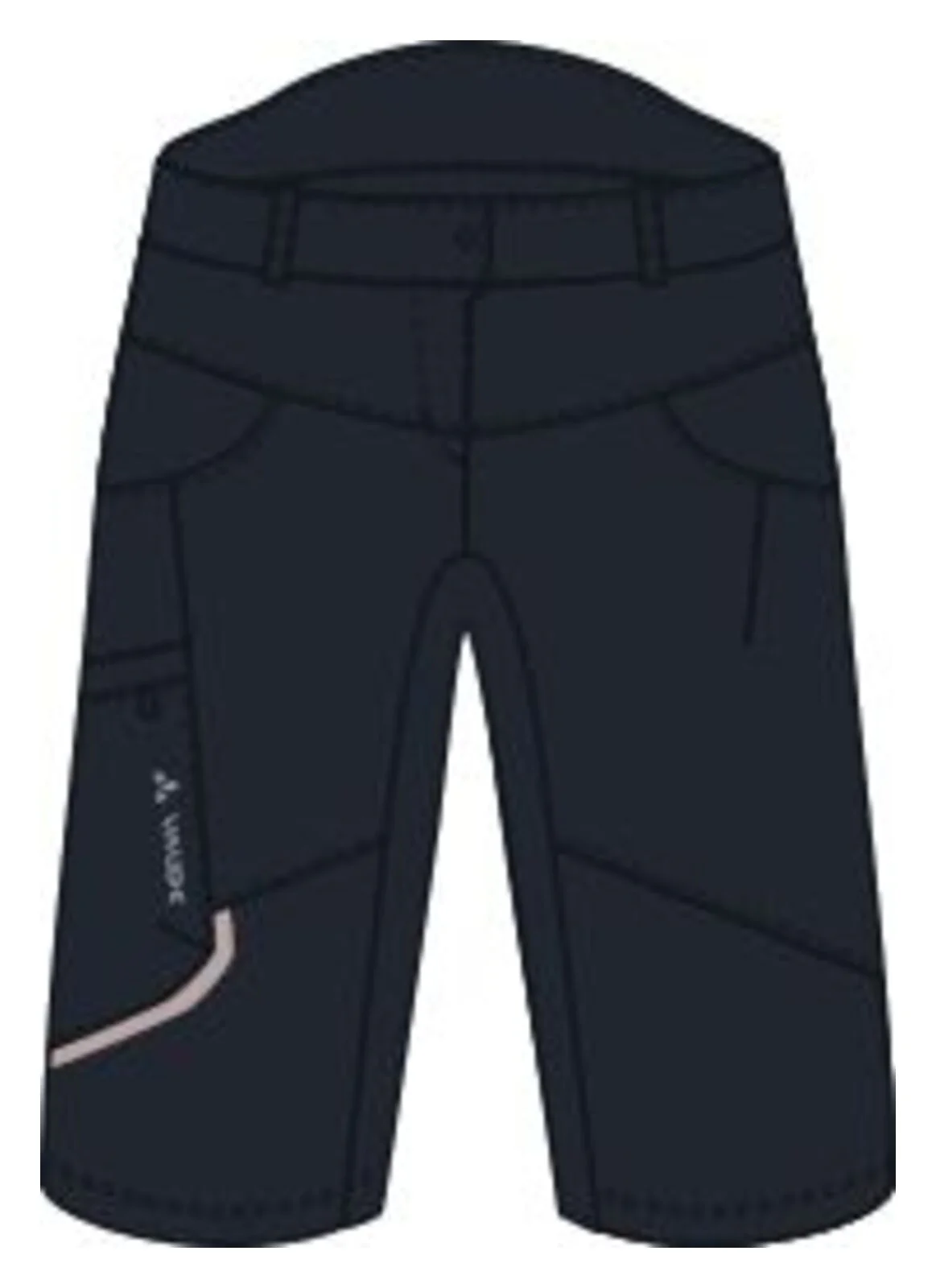 VAUDE Qimsa Shorts Damen schwarz - Image 9