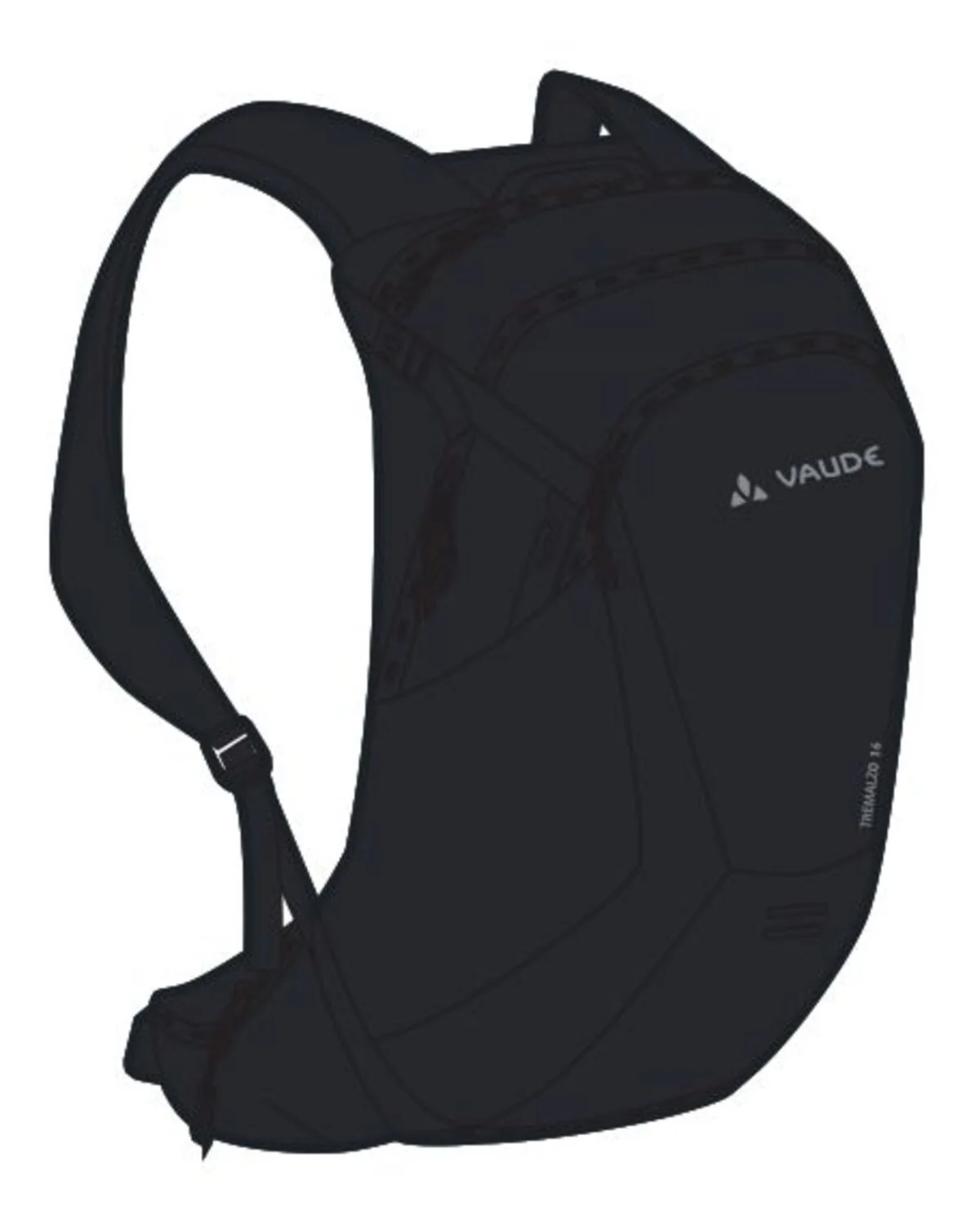 VAUDE Tremalzo 16 Rucksack schwarz - Image 11