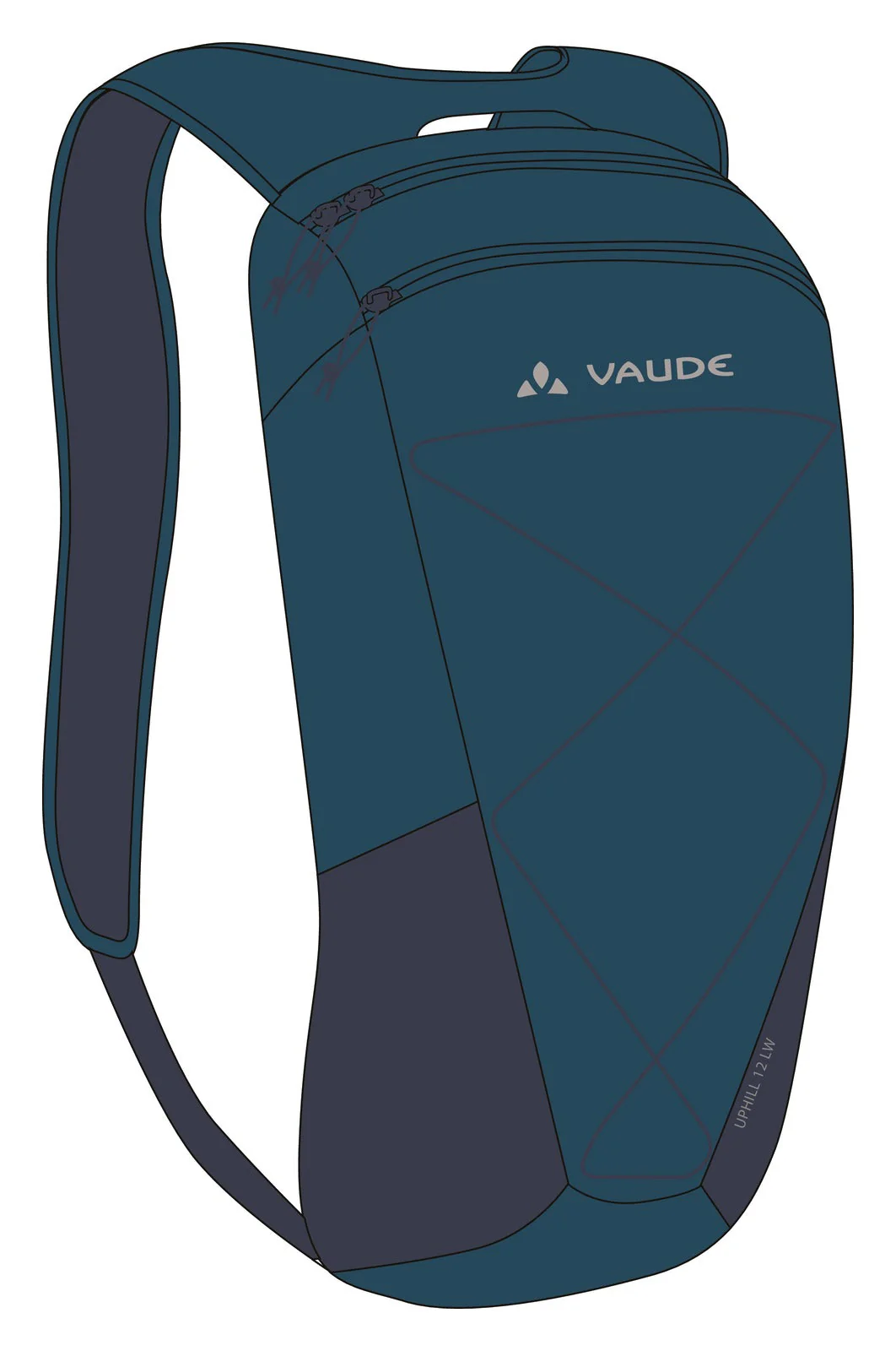 VAUDE Uphill 8 Leichtrucksack blau - Image 12