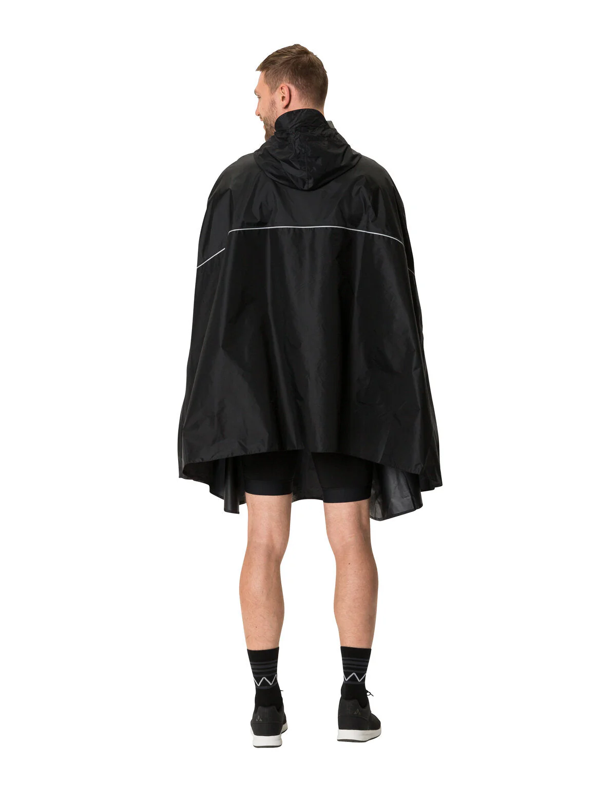 VAUDE Valdipino Poncho schwarz - Image 4