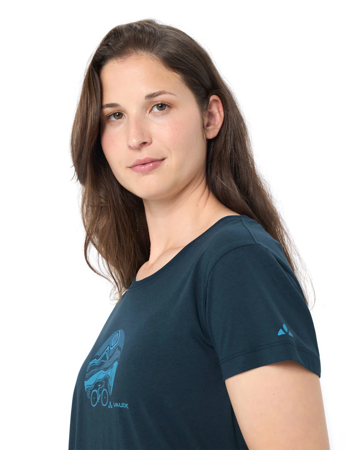 VAUDE Women's Cyclist T-Shirt V dark sea/dark sea - Image 5