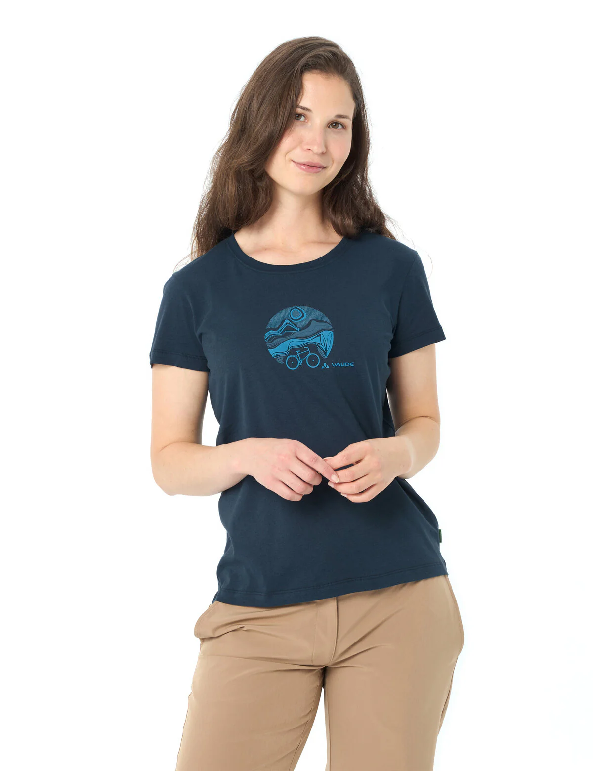 VAUDE Women's Cyclist T-Shirt V dark sea/dark sea - Image 6