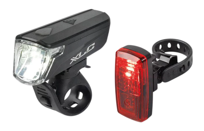 XLC Capella CL-S20 Beleuchtungsset StVZO black/red