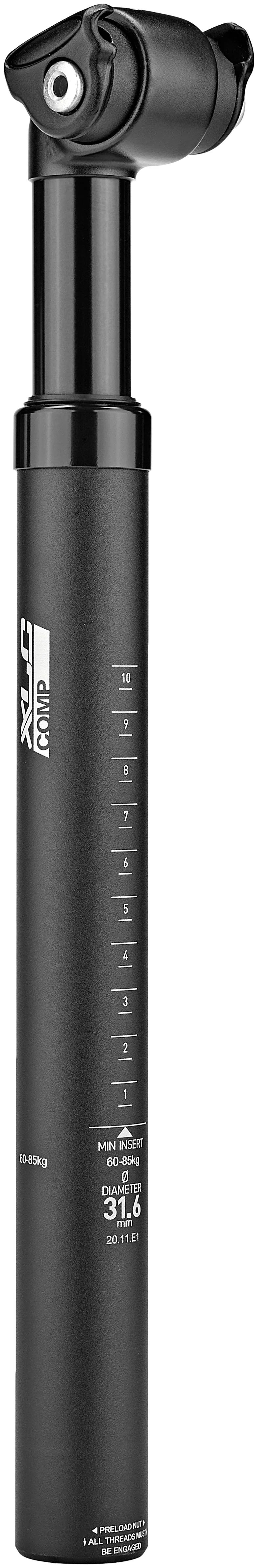 XLC Comp SP-S08 Suspension Seatpost Ø31,6mm for 60-85kg Riders black - Image 2